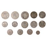 A small quantity of pre-1947 GB silver coins, 125 g