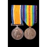 British War and Victory Medals to 14710 Pte J Armstrong, Border Regiment