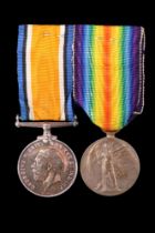 British War and Victory Medals to 14710 Pte J Armstrong, Border Regiment