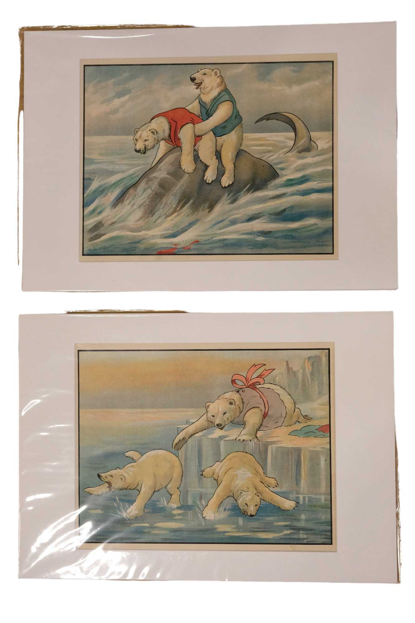 Bessie Nancy Parker (1872-1961) Nine studies from "Arctic Orphans", circa 1920, lithographic prints, - Image 5 of 5