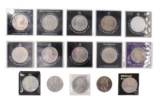 A group of GB royal commemorative coins