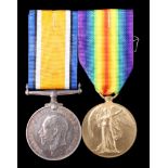 British War and Victory Medals to 24870 Pte J W Goodfellow, Border Regiment