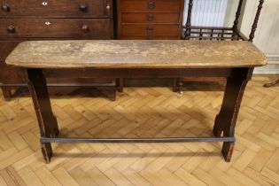 A church organ bench stool, 120 cm x 68 cm