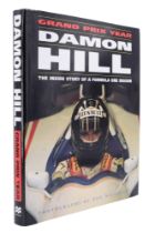[ Autograph ] A signed copy of "Grand Prix Year Damon Hill, The Inside Story of a Formula One