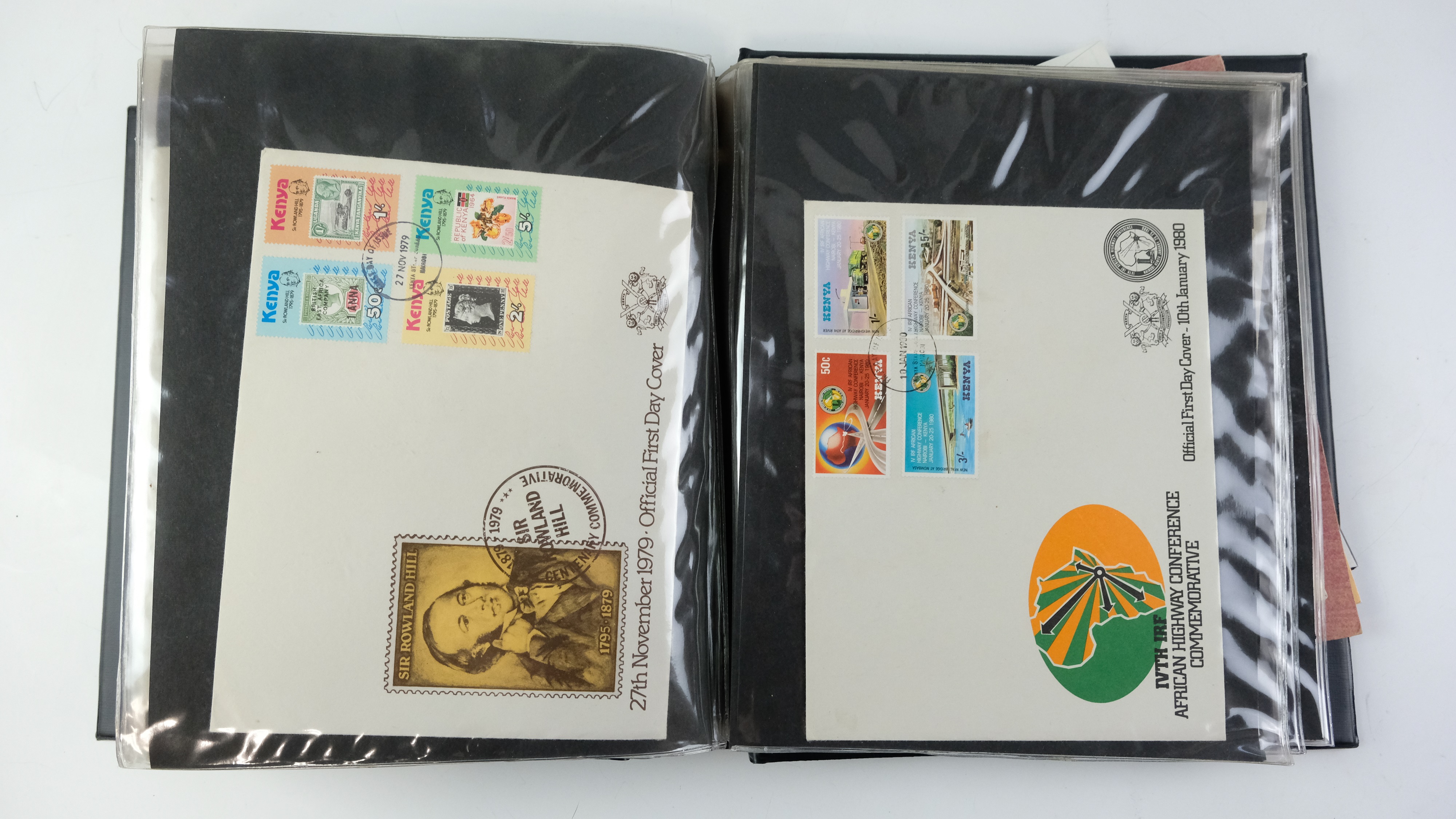 A large quantity of albums containing various world stamp covers including royal commemoratives, - Image 103 of 154