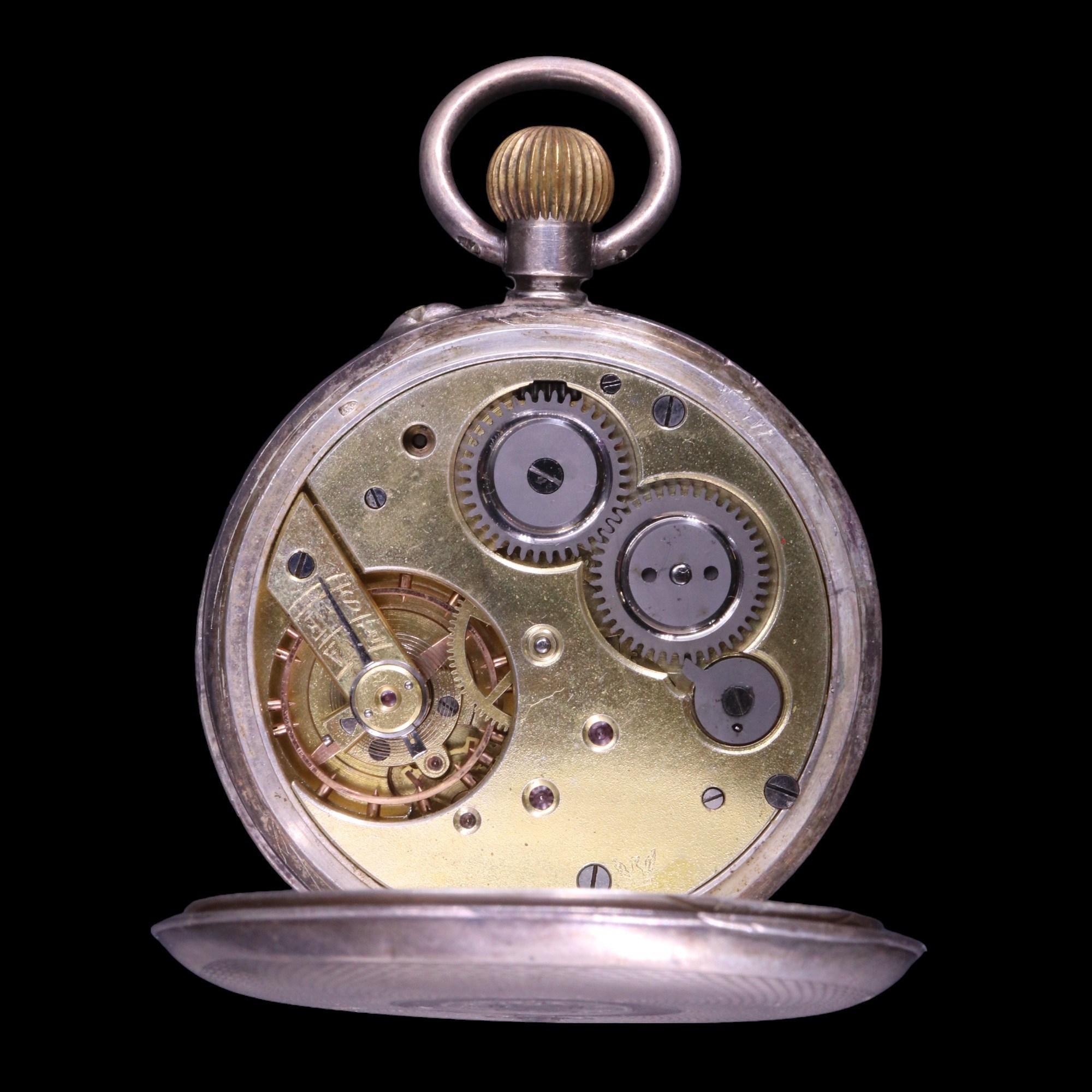 A late 19th Century silver pocket watch, having a crown-wound and pin-set movement, (un-named, - Image 7 of 9