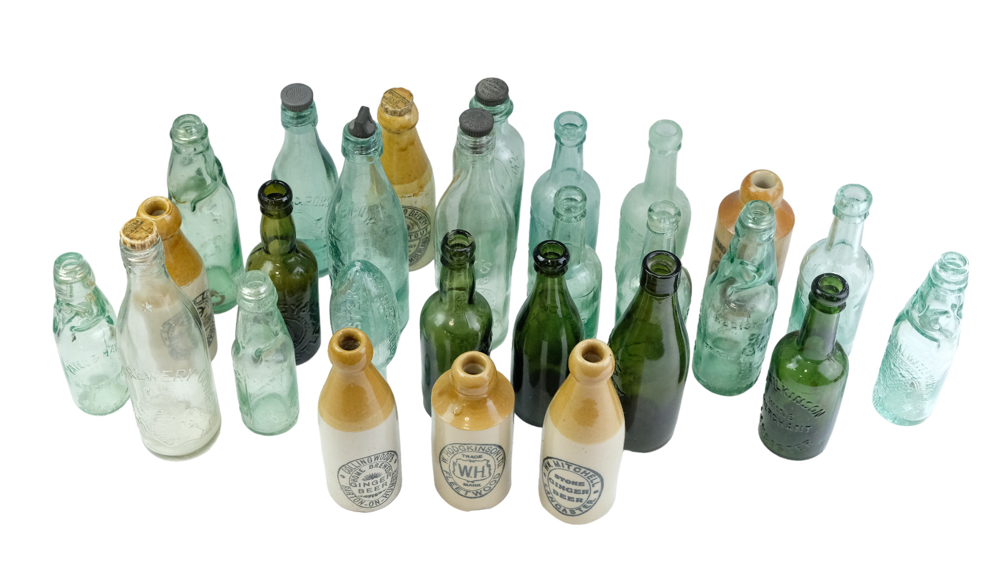 A large quantity of Victorian and later bottles including a Codd's Patent for Betts Mineral - Image 2 of 2