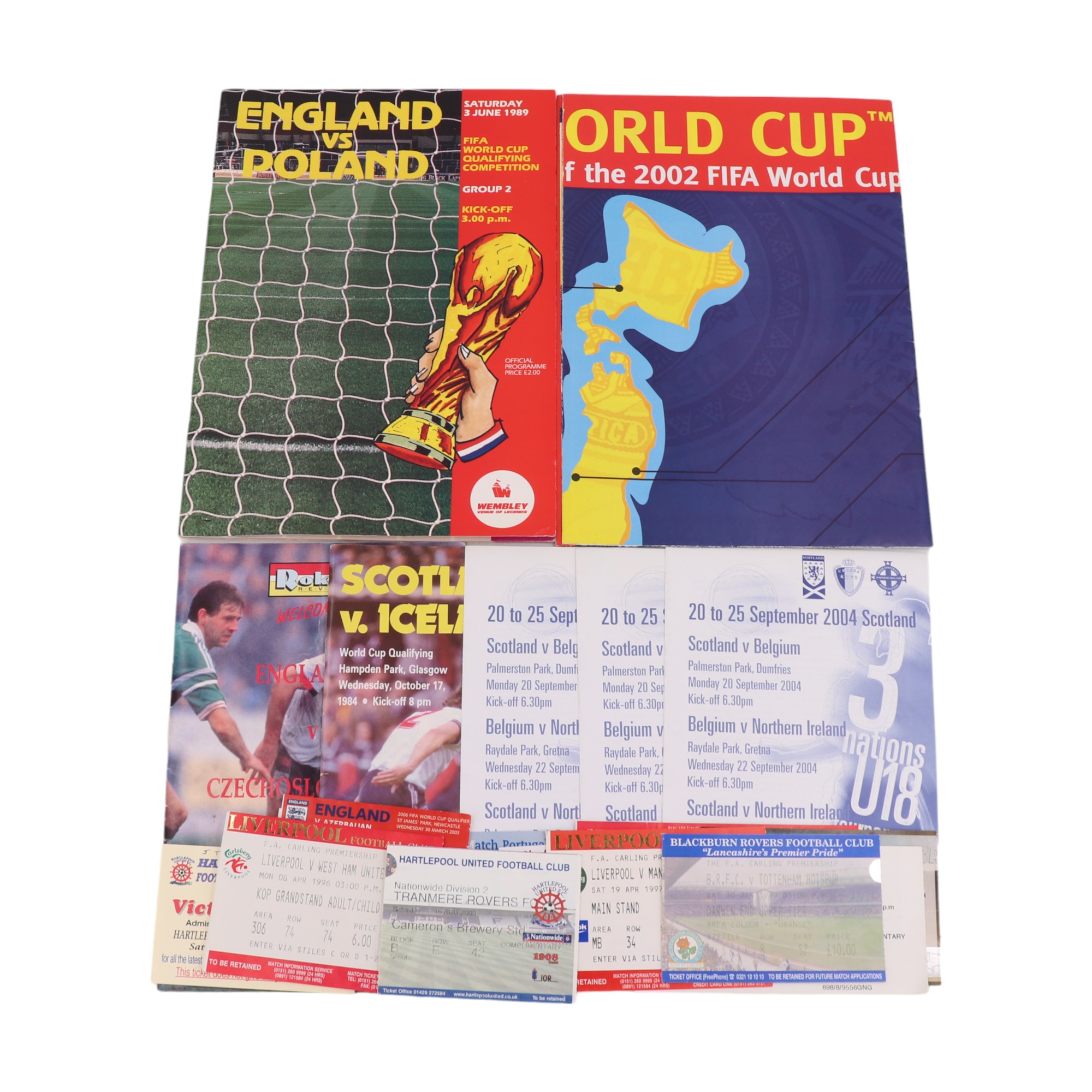 A group of 1970s and later football matchday programmes including England Mens Internationals, - Image 8 of 8