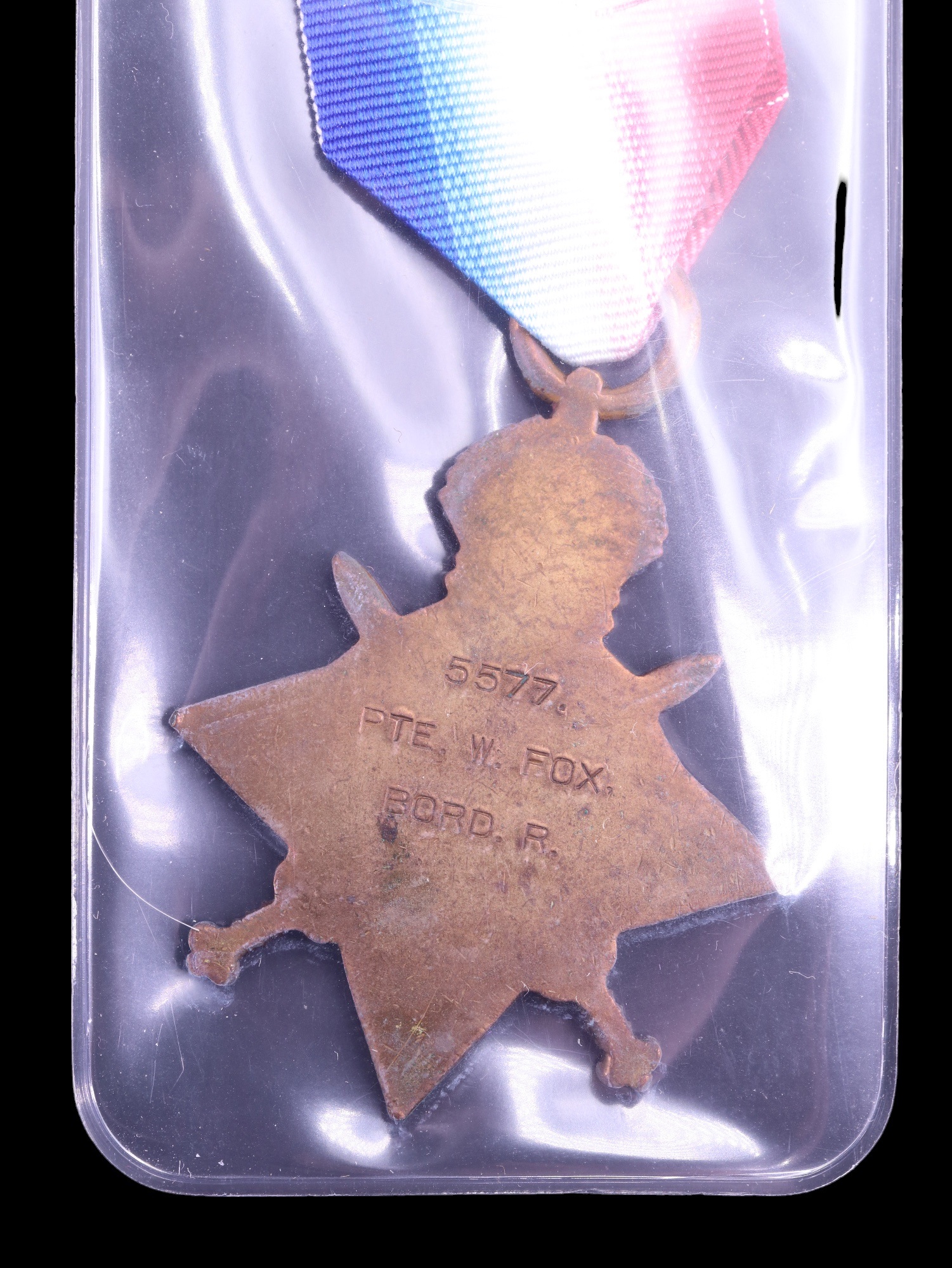 A 1914-15 Star to 5577 Pte William Fox, Border Regiment - Image 3 of 16