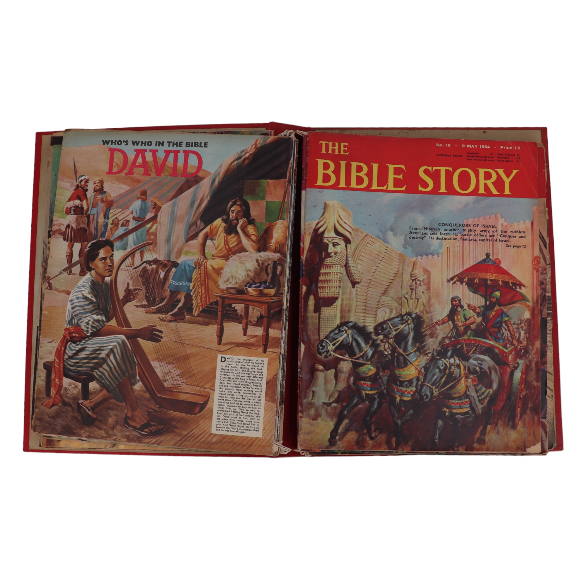 A collection of bound 1964 "The Bible Story" magazines, 27 x 36 cm - Image 3 of 3