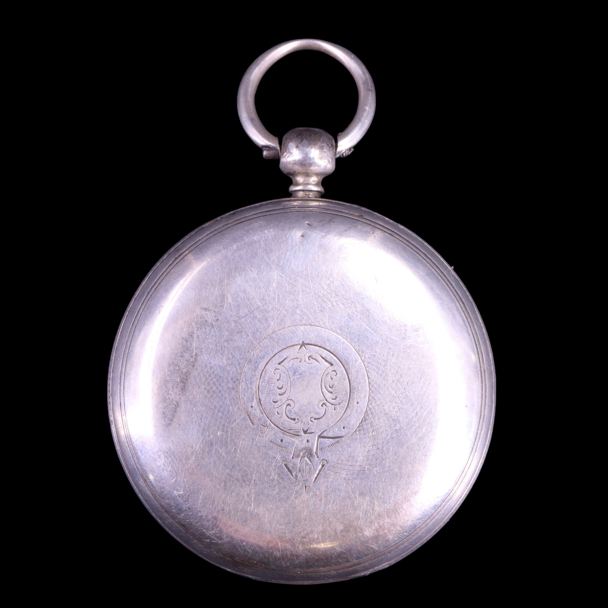 A Victorian silver pocket watch by William Harrison of Fore Street, Hexham, having a lever - Image 3 of 5