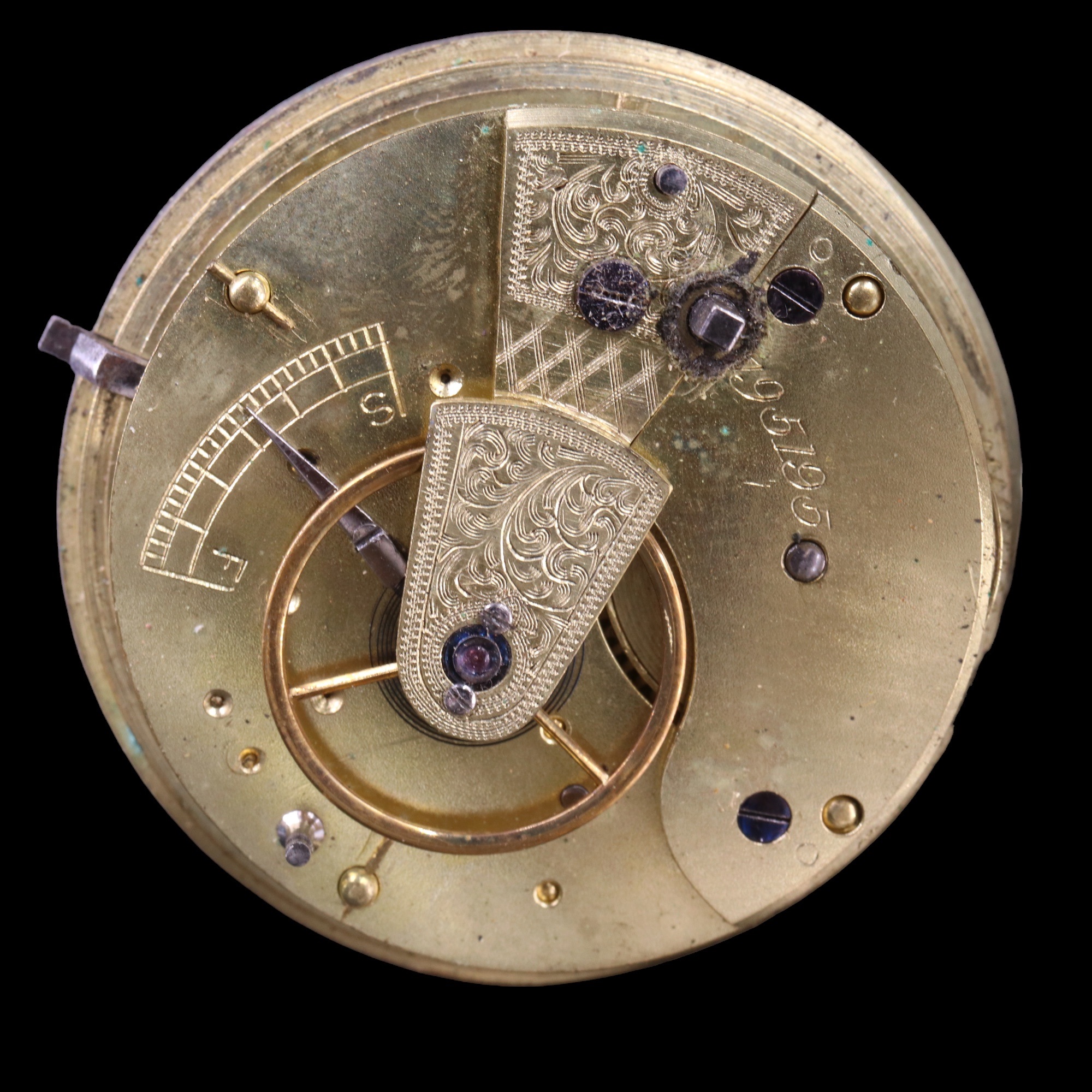 A late 19th Century silver pocket watch, having a crown-wound and pin-set movement, (un-named, - Image 4 of 9