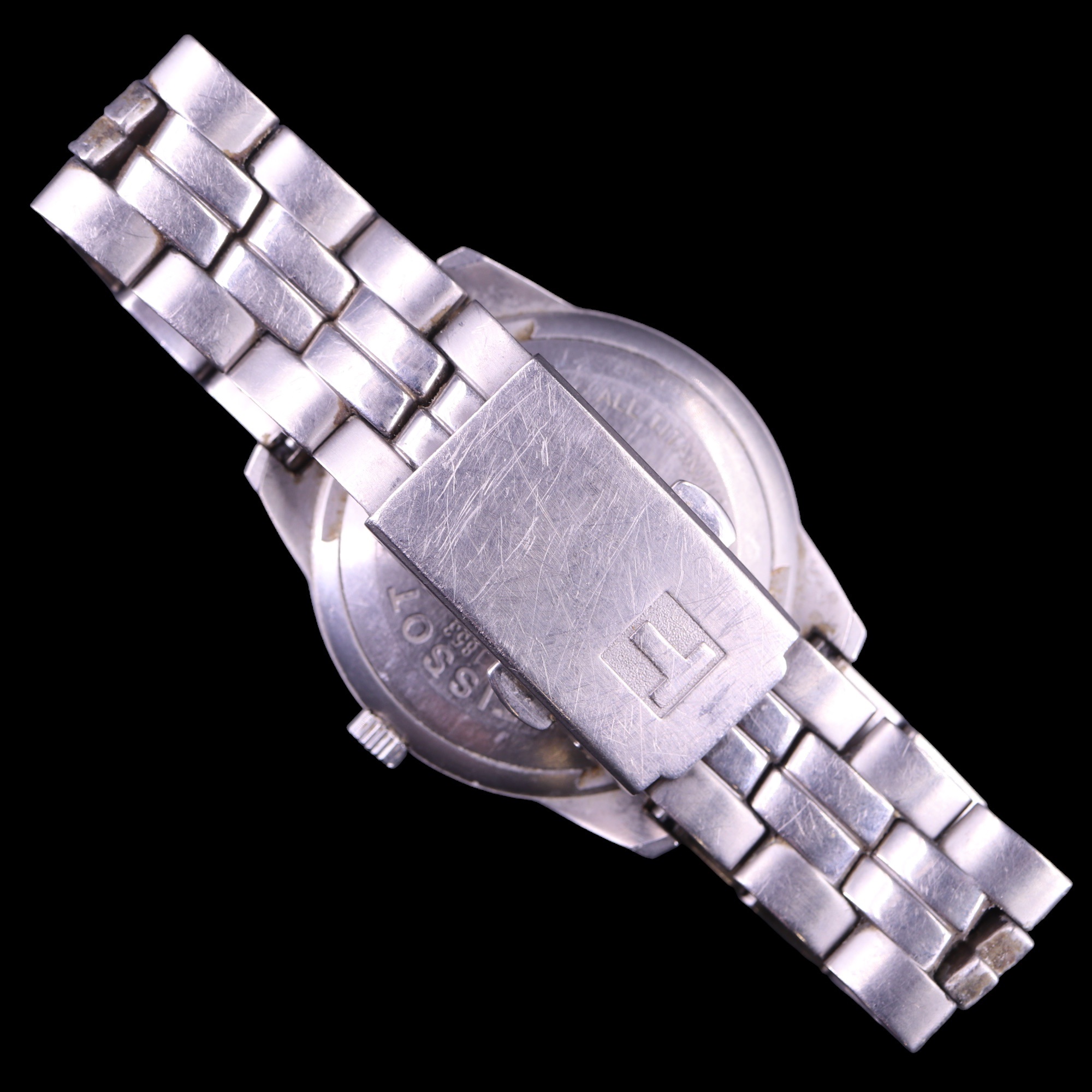 A Tissot PR 50 Titanium wristwatch, having a Swiss ETA three-jewel quartz movement, radially brushed - Image 3 of 5