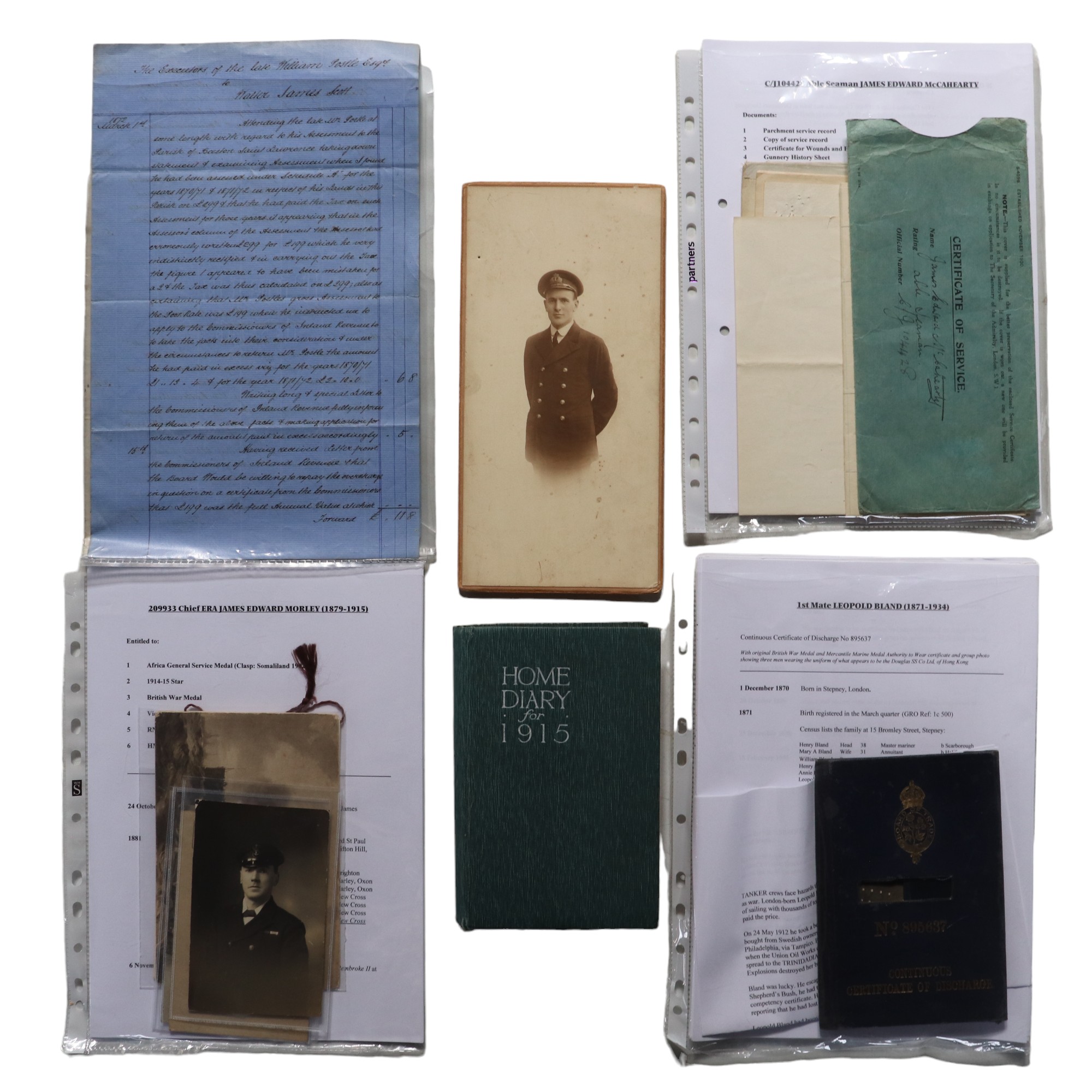 A large collection of period naval documents, photographs and ephemera, dating from the 19th Century - Image 3 of 6