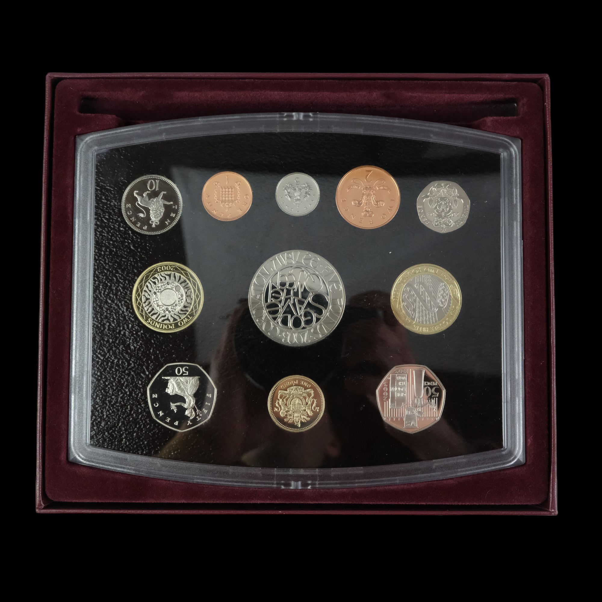 A collection of Royal Mint proof year coin sets, 1985-2004, (lacking four years) - Image 7 of 35