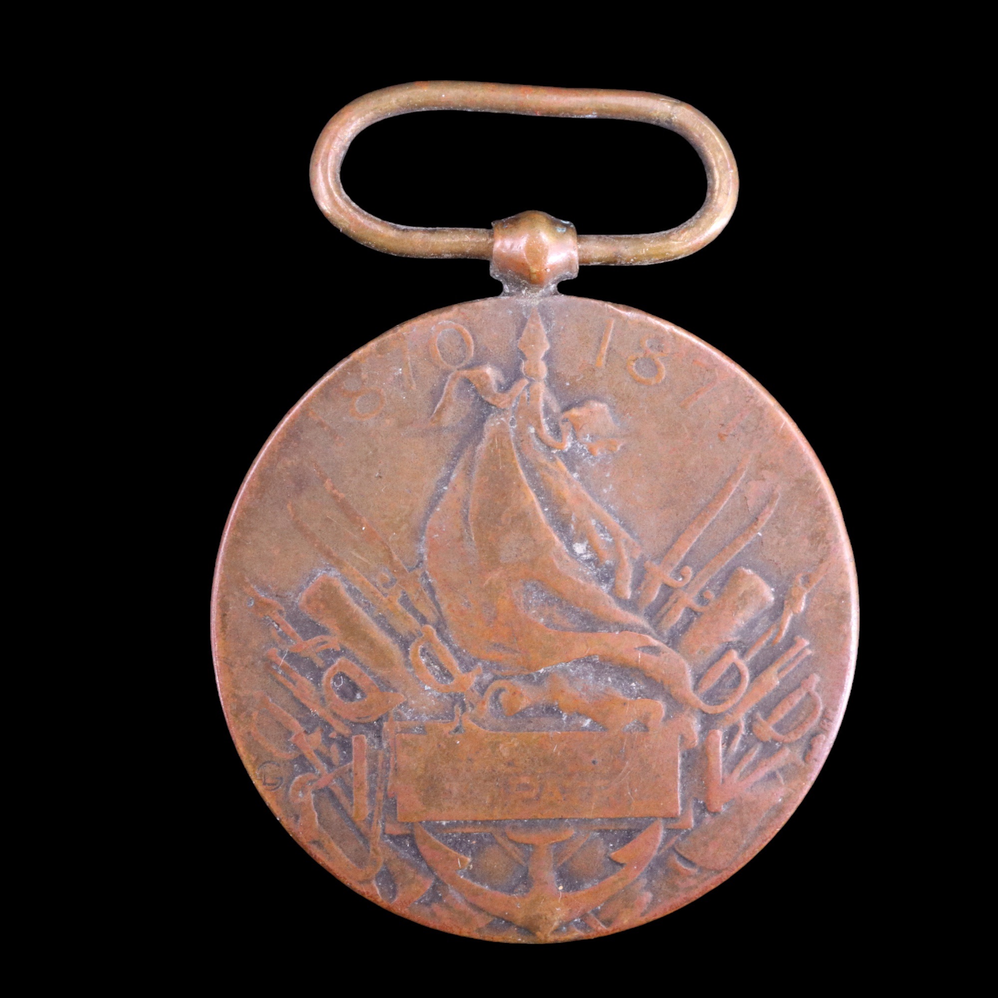 A French Franco-Prussian War Medal 1870-1871 - Image 2 of 2