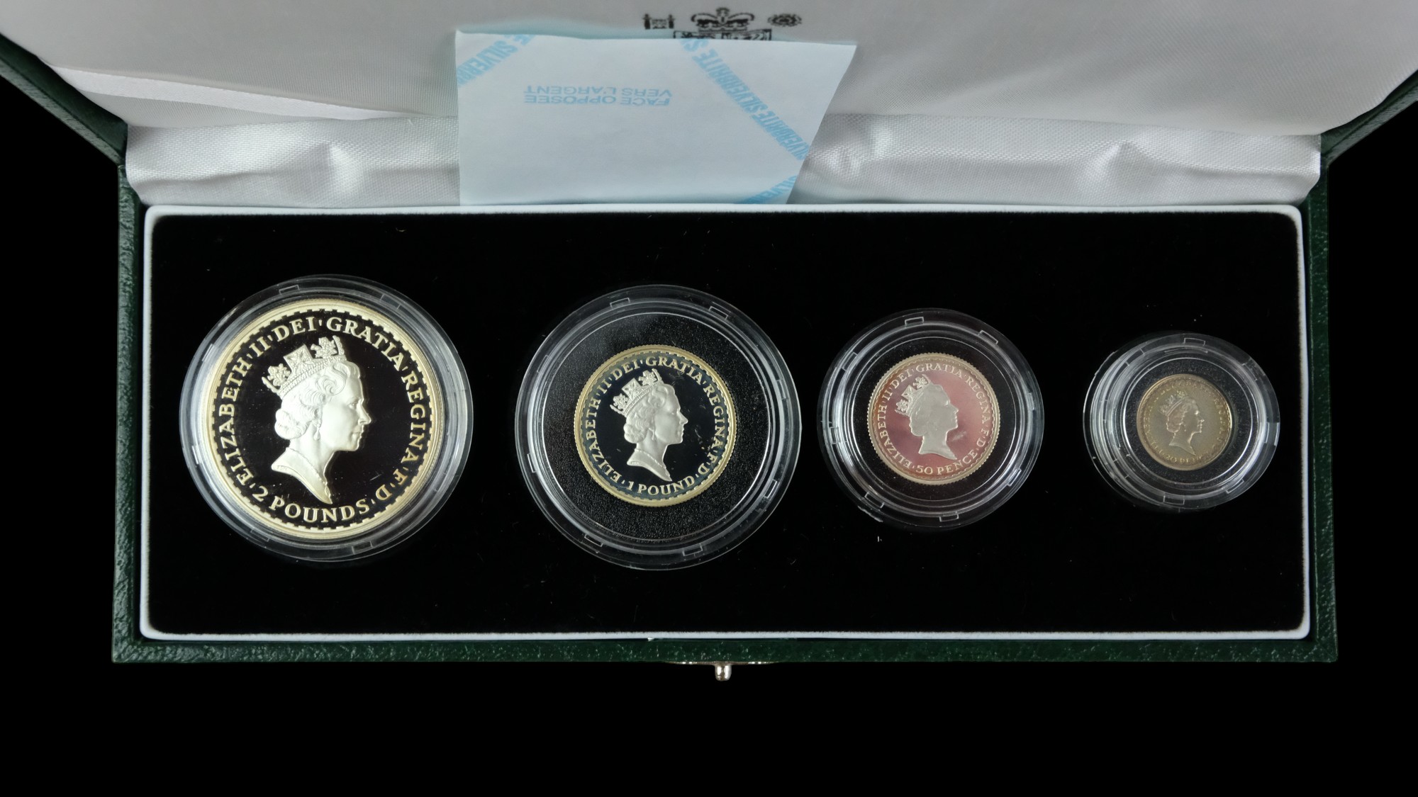 A cased Royal Mint 1997 Silver Proof Britannia four coin collection - Image 3 of 5