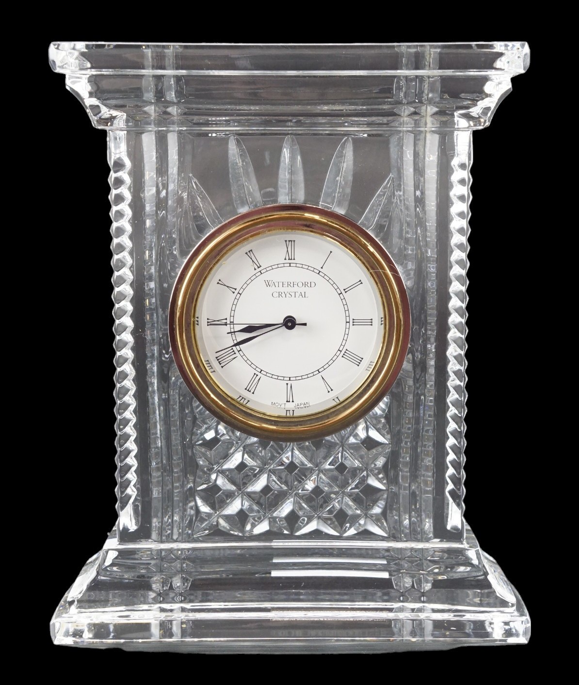 A Waterford Crystal clock, 18 cm
