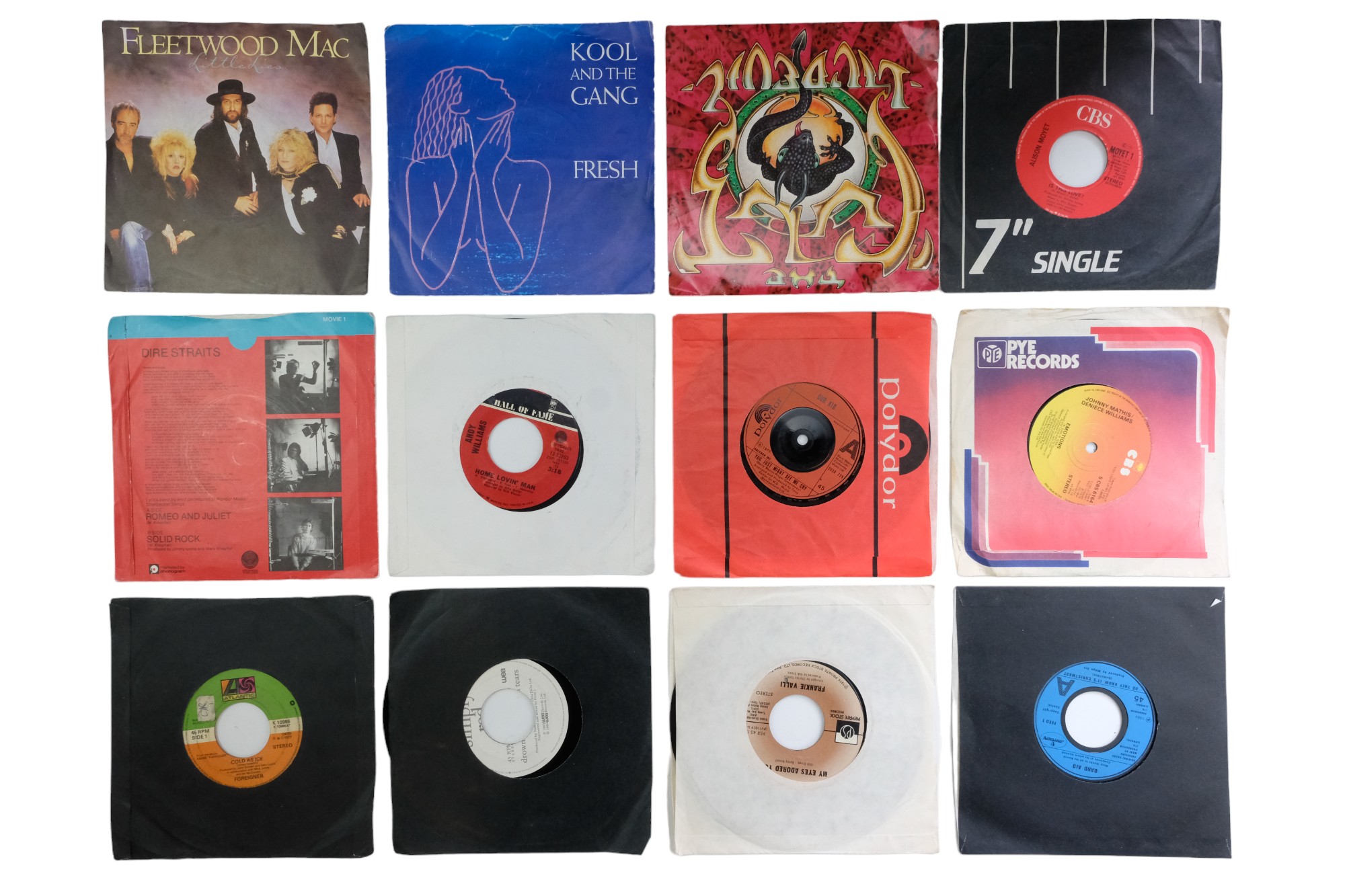 A quantity of vinyl record albums and singles including Madonna, Fleetwood Mac, Status Quo, etc - Image 4 of 6