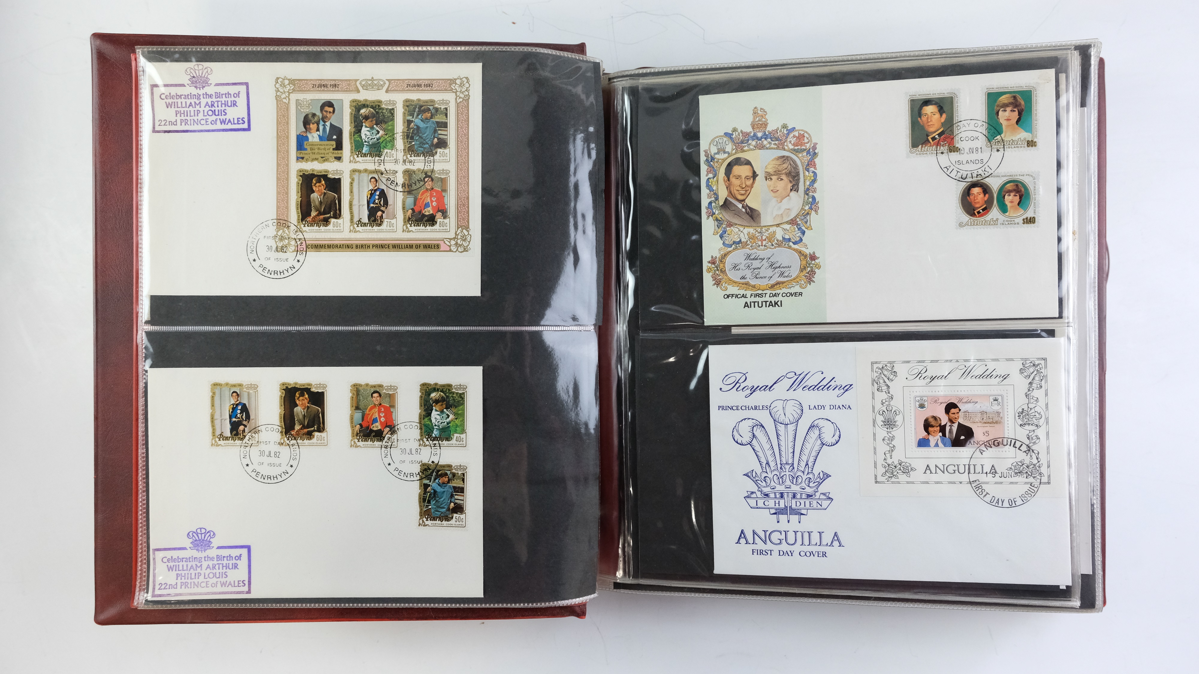 A large quantity of albums containing various world stamp covers including royal commemoratives, - Image 4 of 154