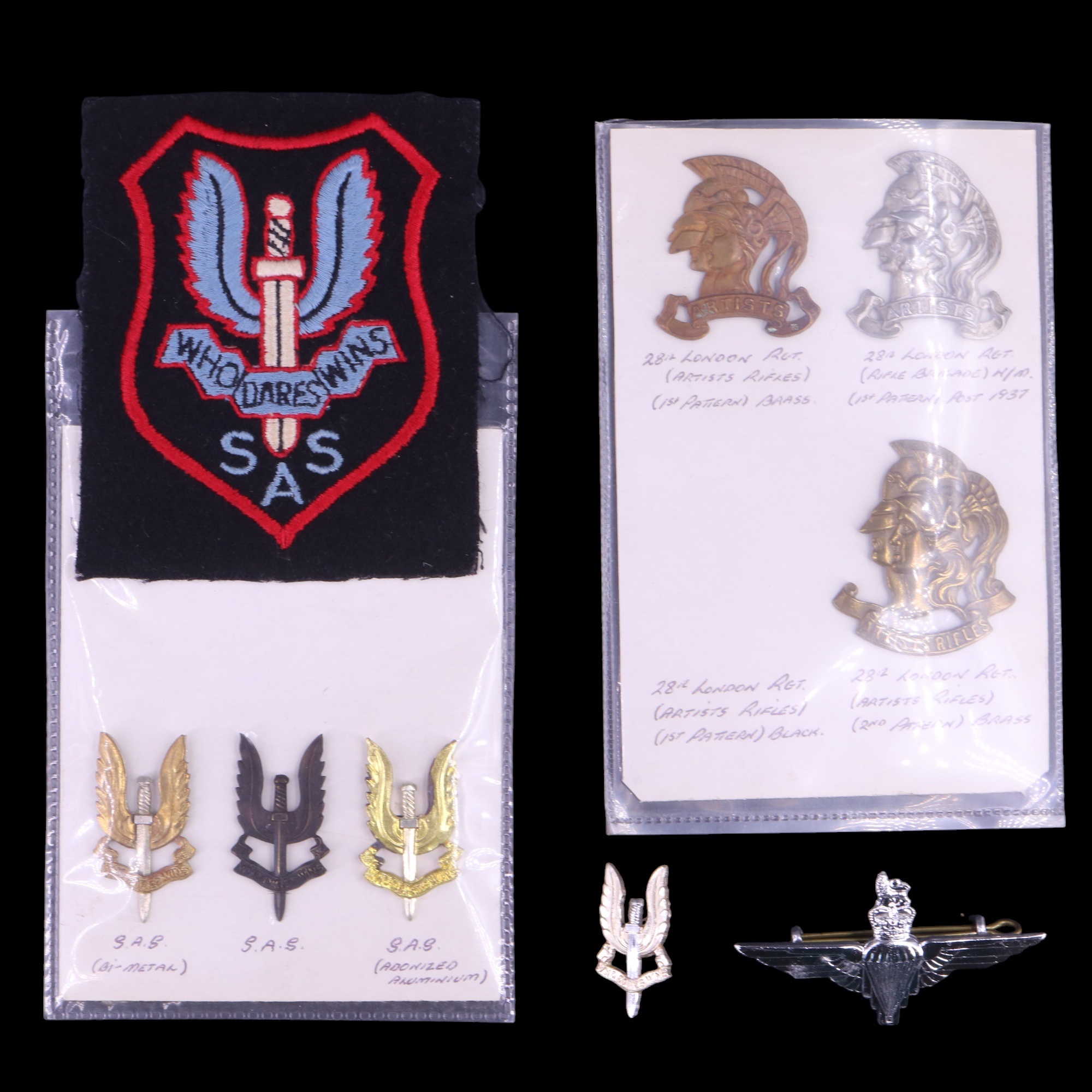 An airborne forces commemorative head square together with SAS and Airborne Divisions ties, an SAS - Image 2 of 5