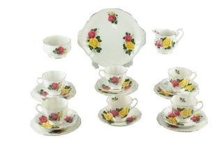 A Royal Albert "June Delight" tea set