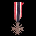 A German Third Reich War Merit Cross with swords, second class