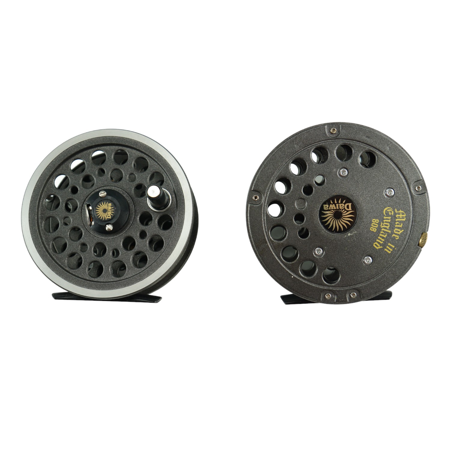 Two Daiwa 808 Osprey centre-pin fly fishing reels, apparently unused - Image 3 of 3