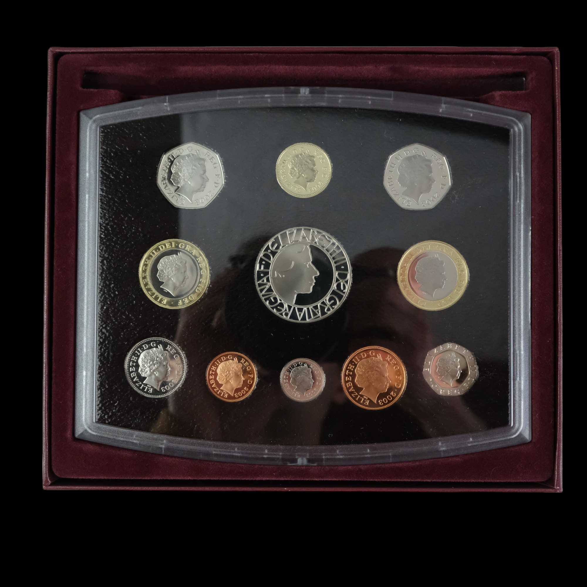 A collection of Royal Mint proof year coin sets, 1985-2004, (lacking four years) - Image 6 of 35