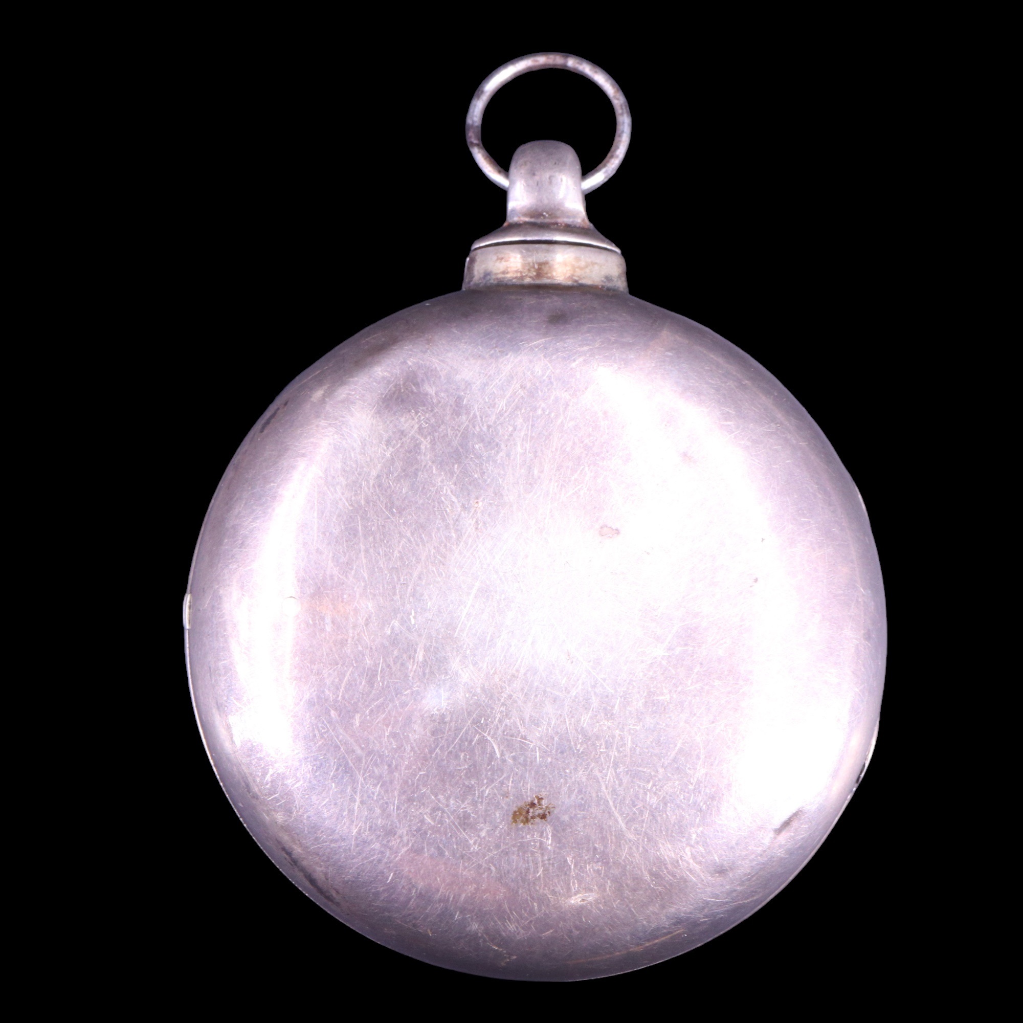 A Victorian silver pair-cased verge pocket watch, the movement not named, the outer case carrying - Image 2 of 5