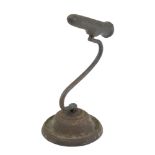 A 19th Century diminutive goffering iron, 15 cm high