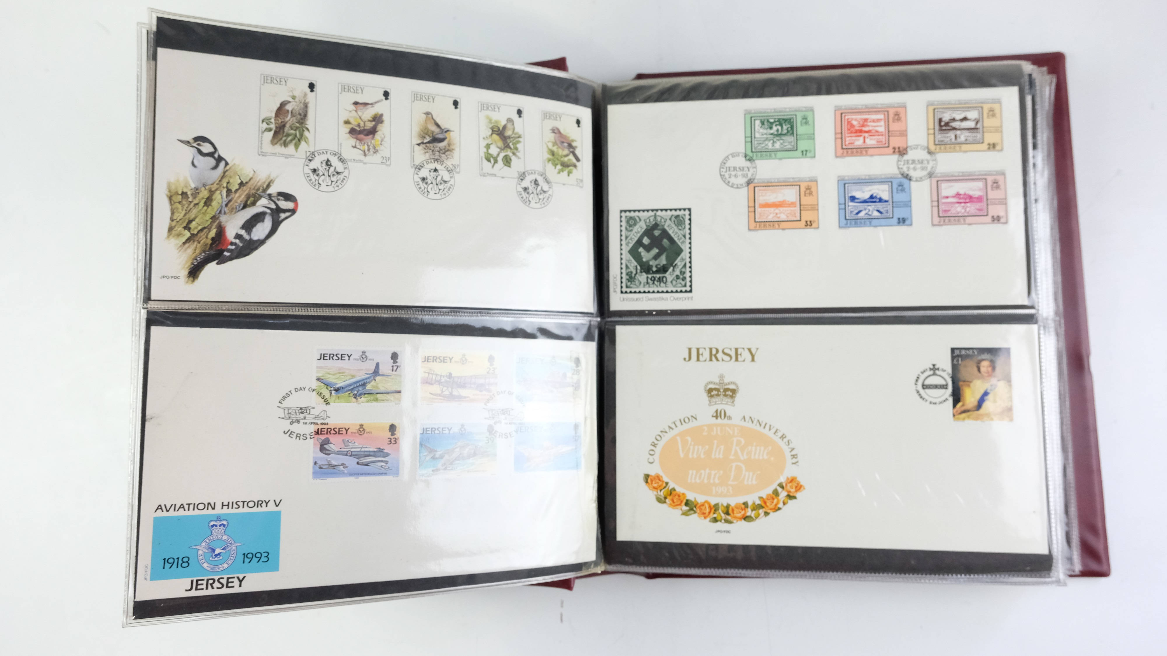A large quantity of albums containing various world stamp covers including royal commemoratives, - Image 52 of 154