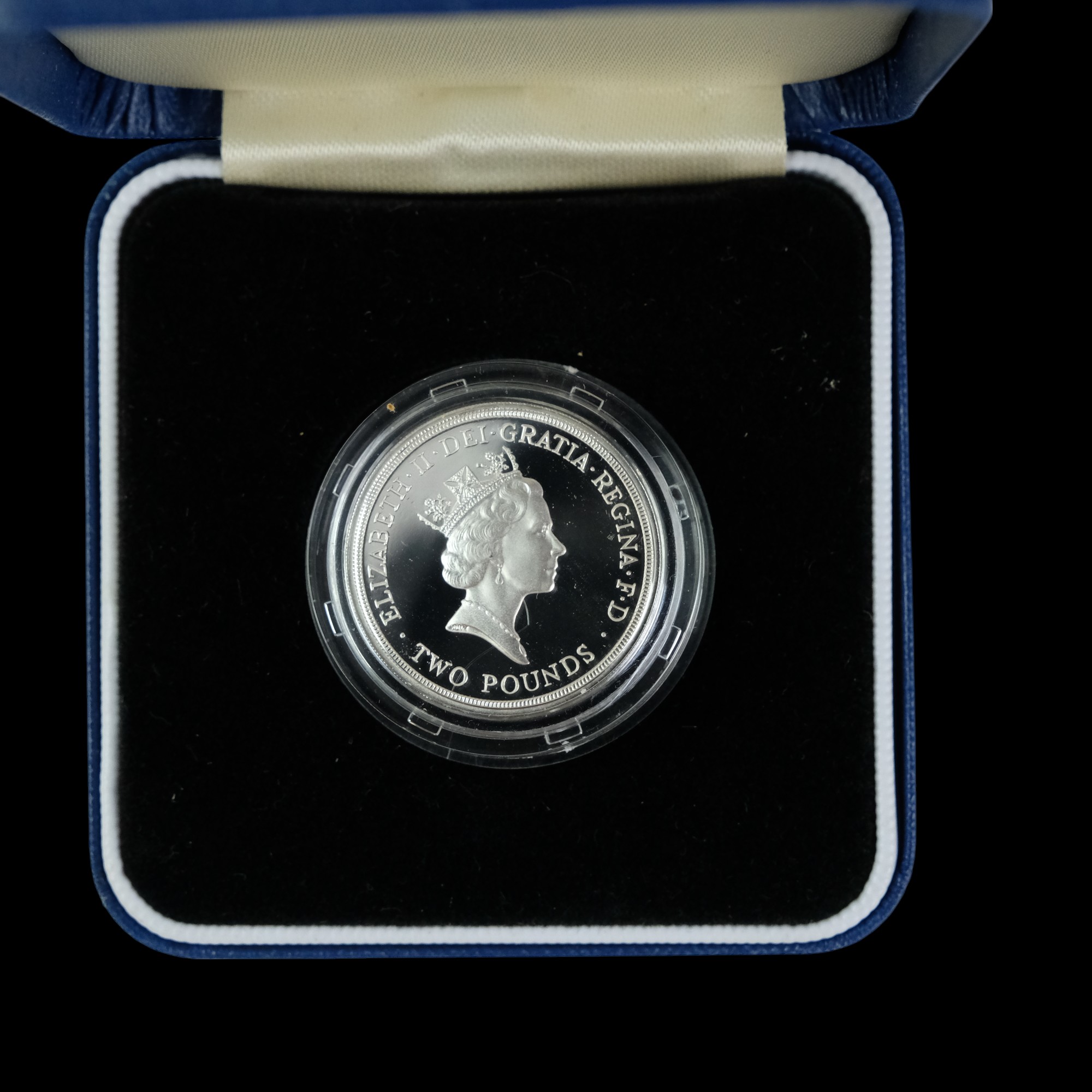 A group of Royal Mint silver proof two-pound coins, including a Piedfort 1989 two-coin set, a 1995 - Image 19 of 26