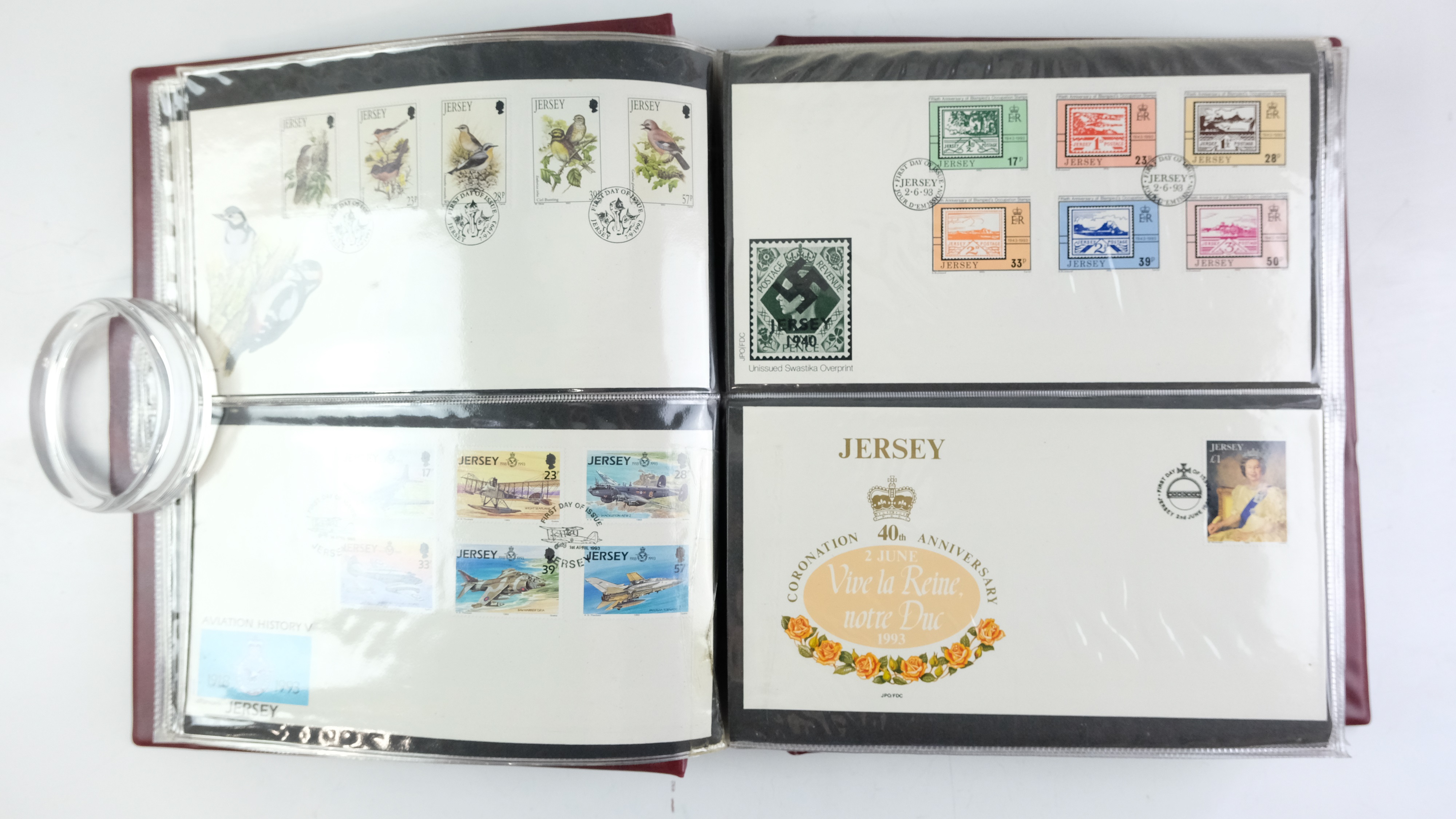A large quantity of albums containing various world stamp covers including royal commemoratives, - Image 53 of 154