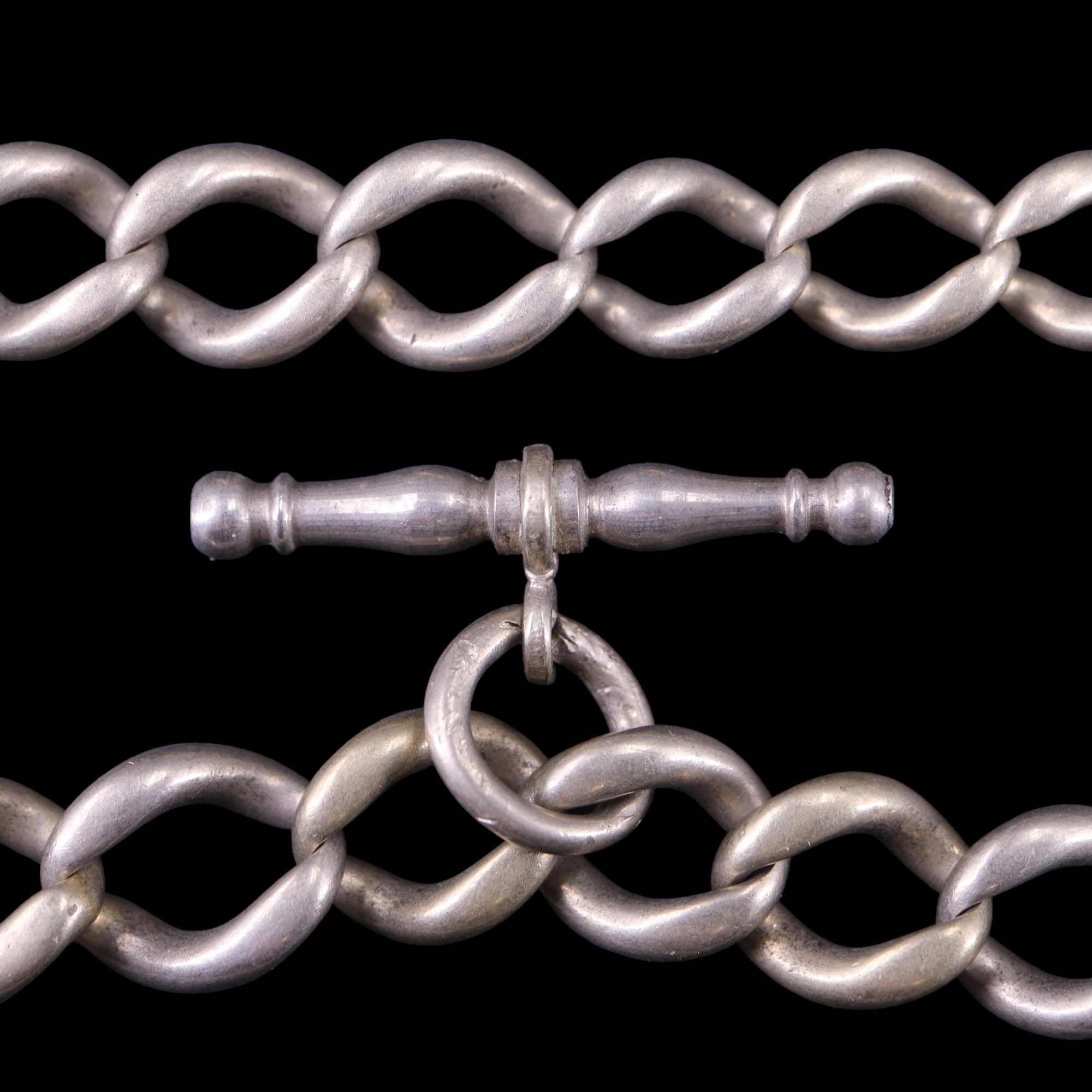 Five Victorian / early 20th Century watch chains - Image 4 of 6