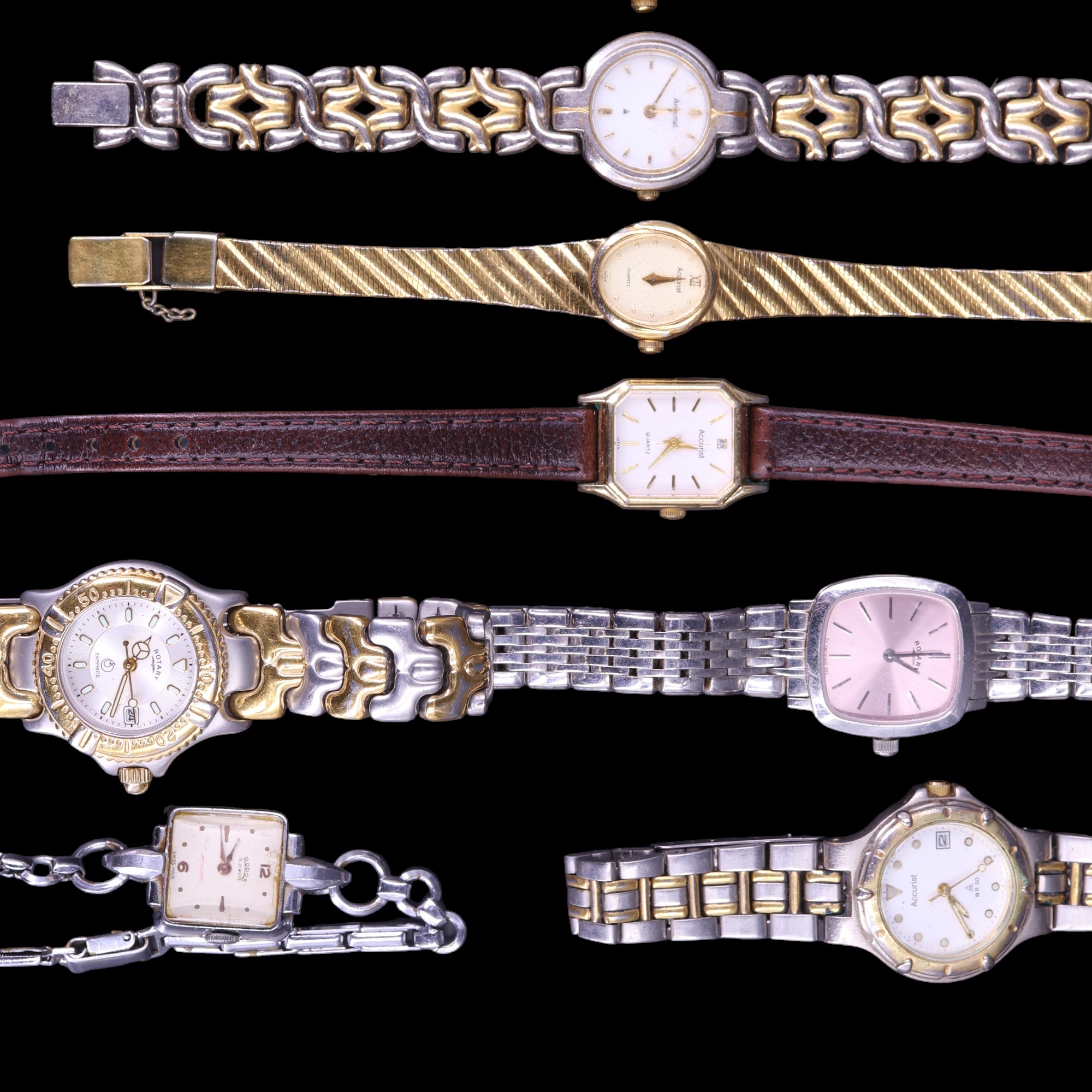 A group of ladies' wristwatches including a boxed Accurist, Sekonda, Timex, Rotary, and a Rodos by - Image 3 of 4