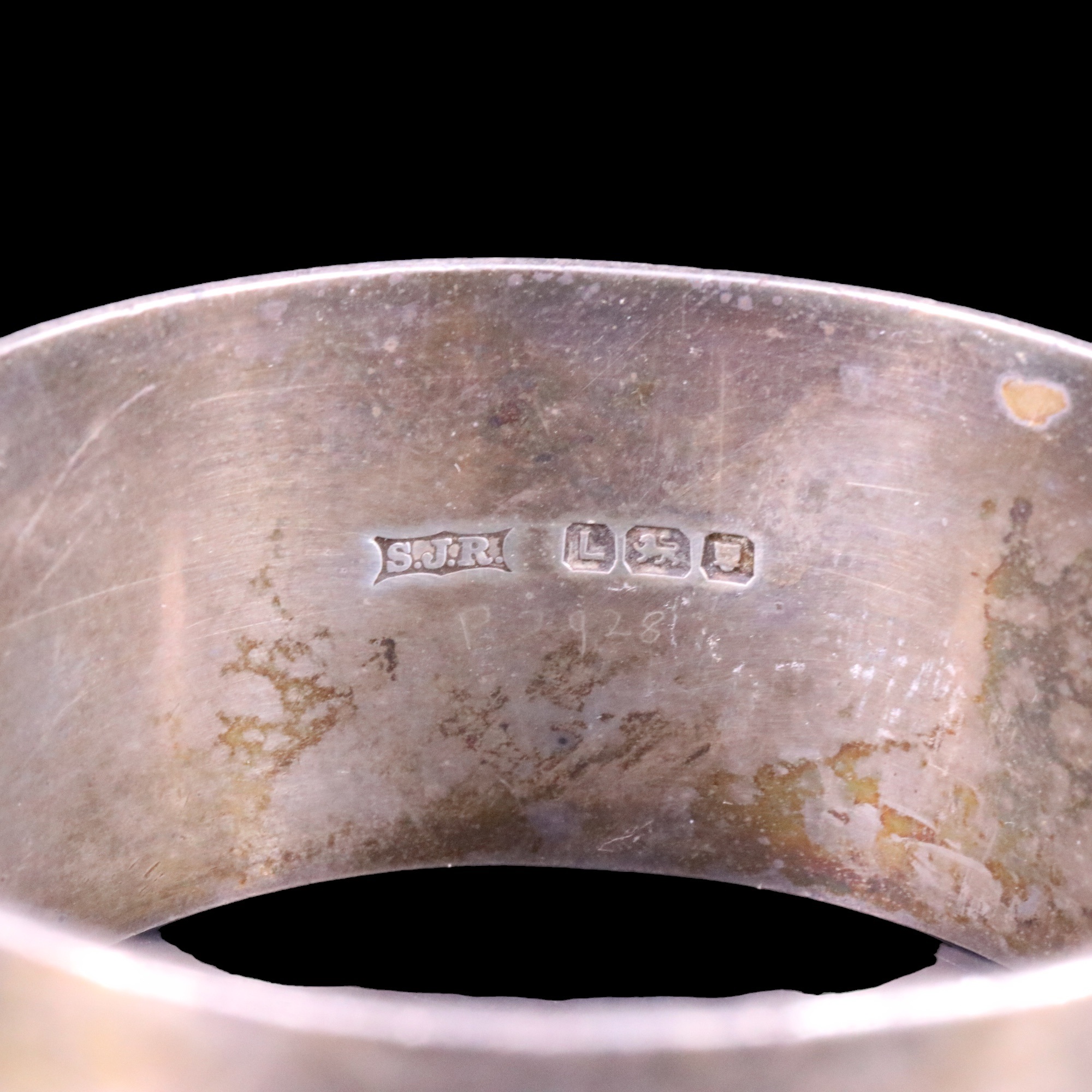Two silver napkin rings, 61 g - Image 5 of 5