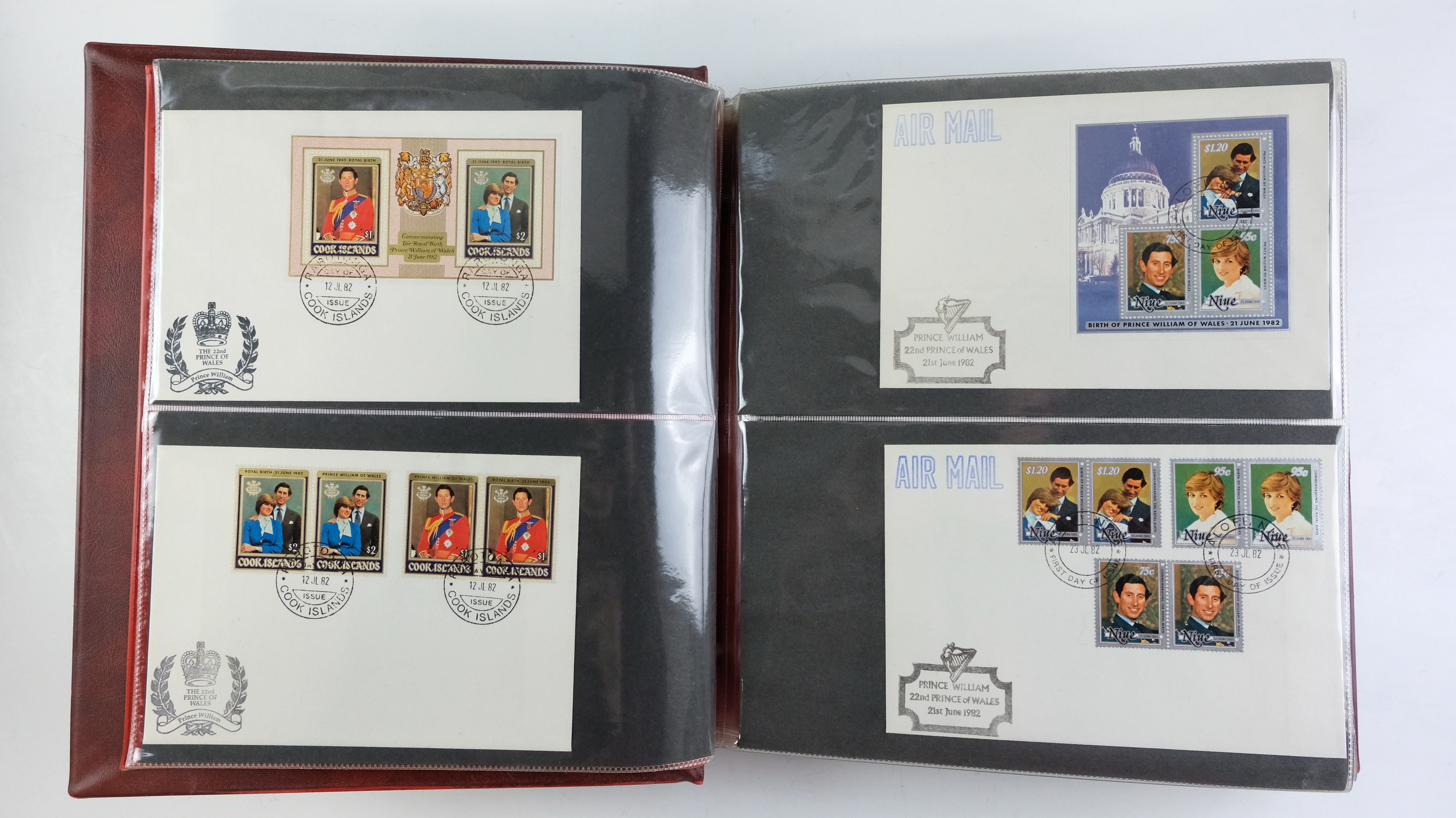 A large quantity of albums containing various world stamp covers including royal commemoratives, - Image 2 of 154