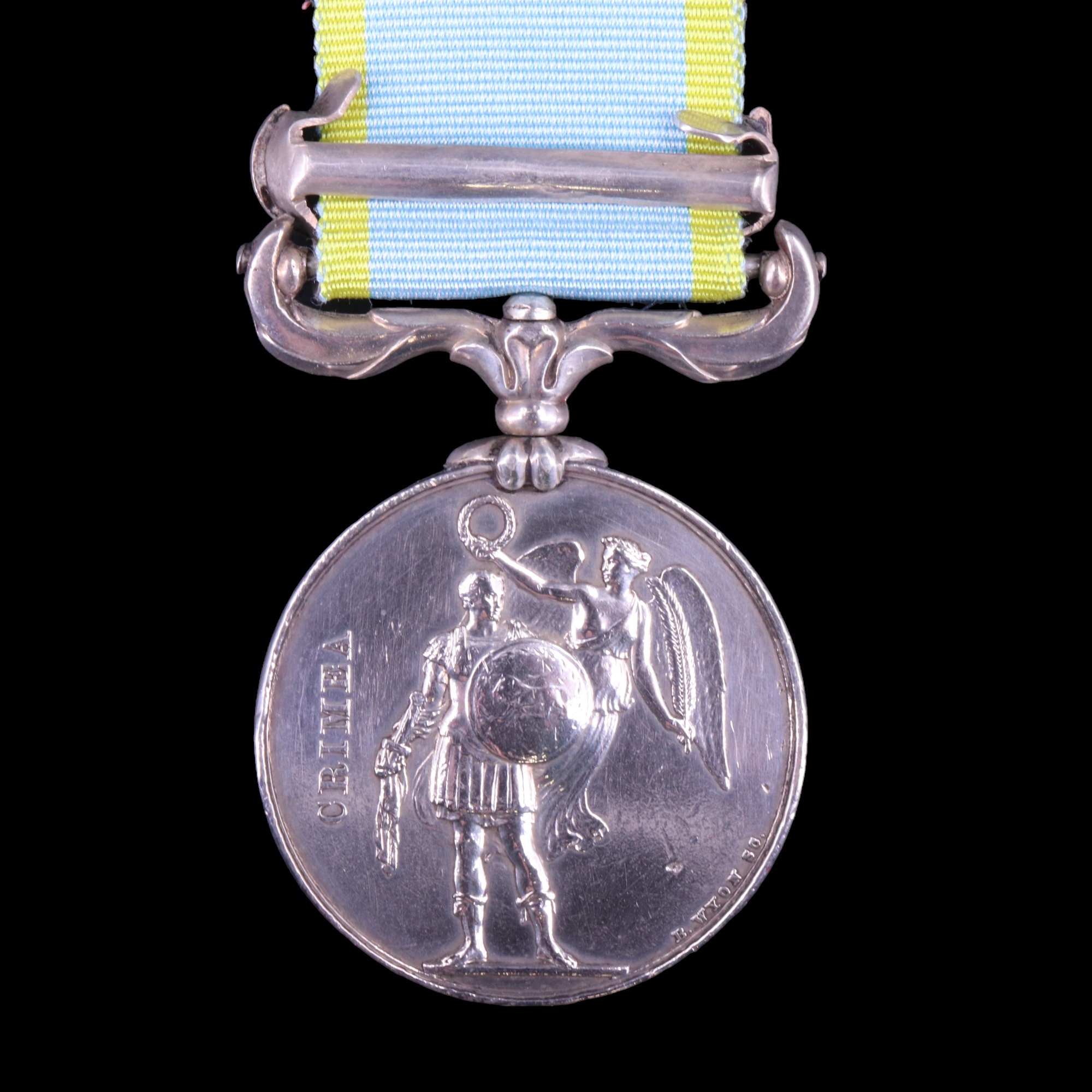 A Crimea Medal with Sebastopol clasp to Sergeant John Hynd, 34th Regiment - Image 2 of 5