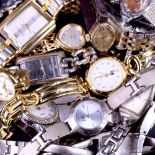 A group of ladies' fashion watches including Anne Klein, Emporio Armani, DKNY, etc