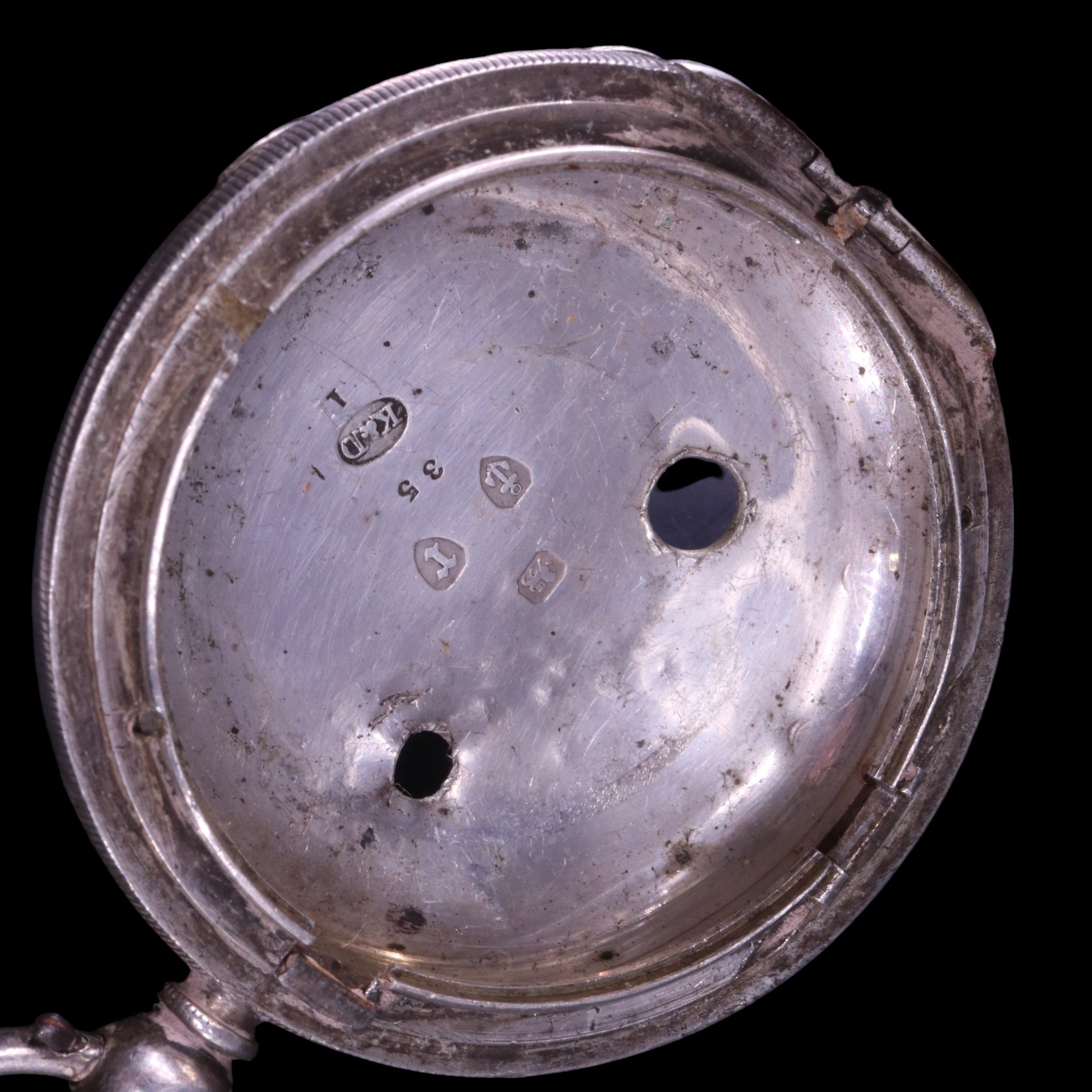 Four various silver pocket watches, (a/f) - Image 8 of 8