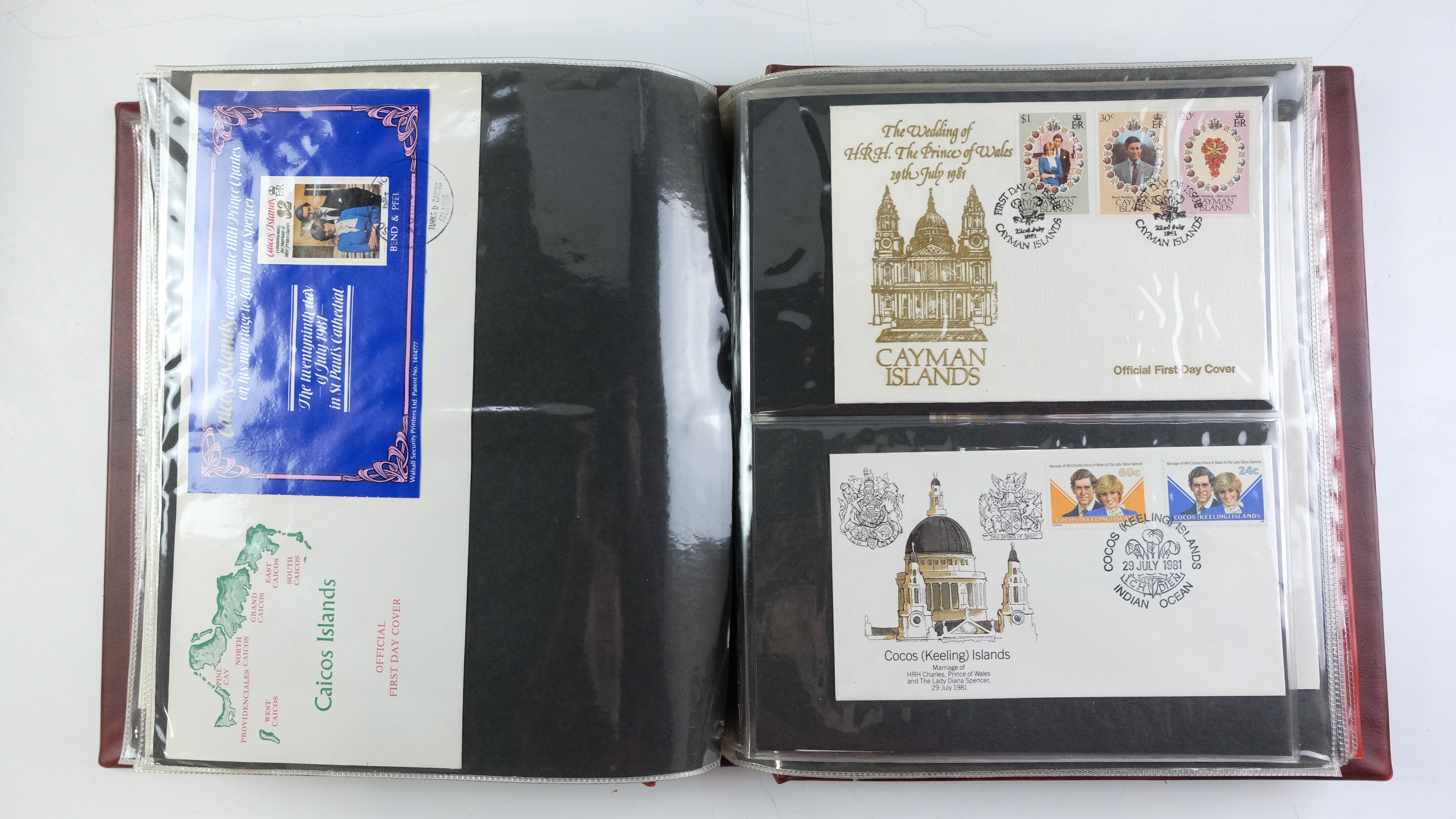 A large quantity of albums containing various world stamp covers including royal commemoratives, - Image 18 of 154