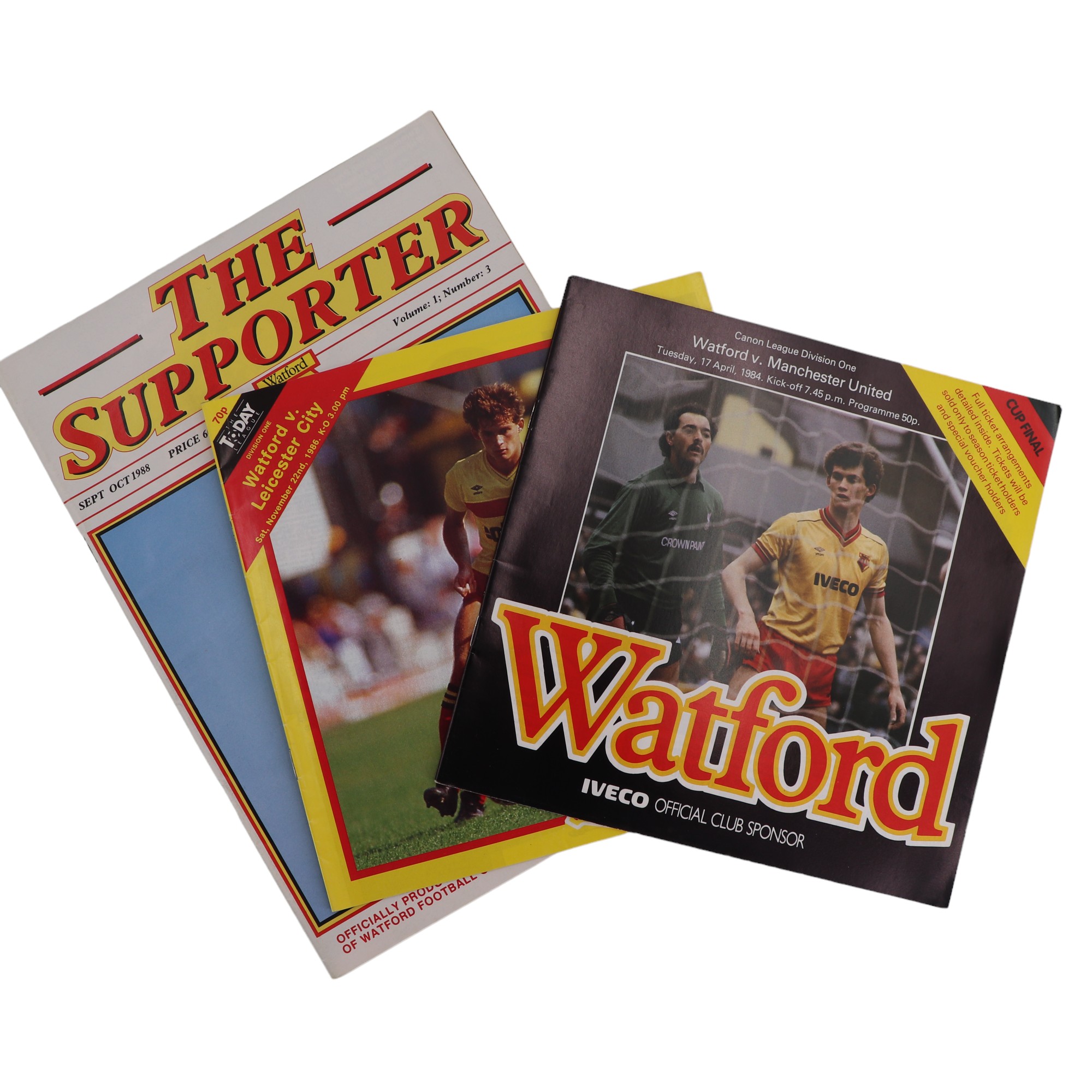 [ Autograph ] A group of 1980s Watford Football Club matchday programmes including two 1984 - Image 2 of 8