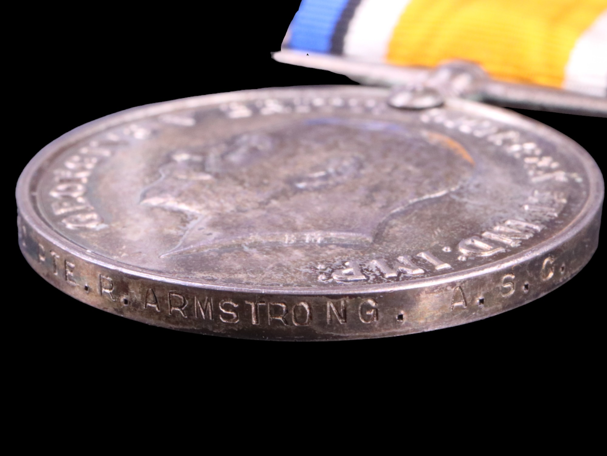 A Military Medal with British War and Victory Medals to DM2-206580 Pte Robert Armstrong, Army - Image 7 of 9