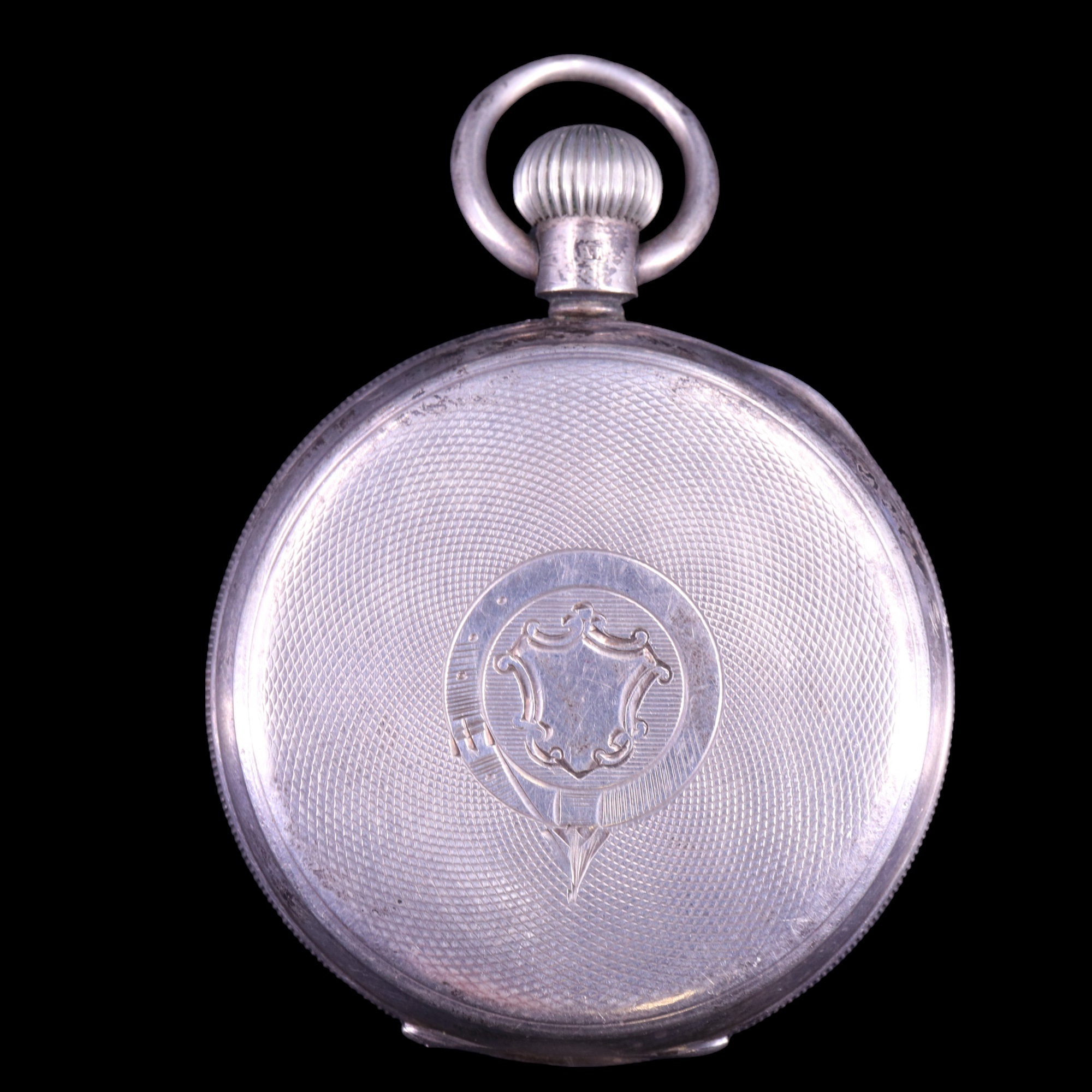An Edwardian silver pocket watch by Waltham, having a crown-wound movement and white enamel face - Image 2 of 5