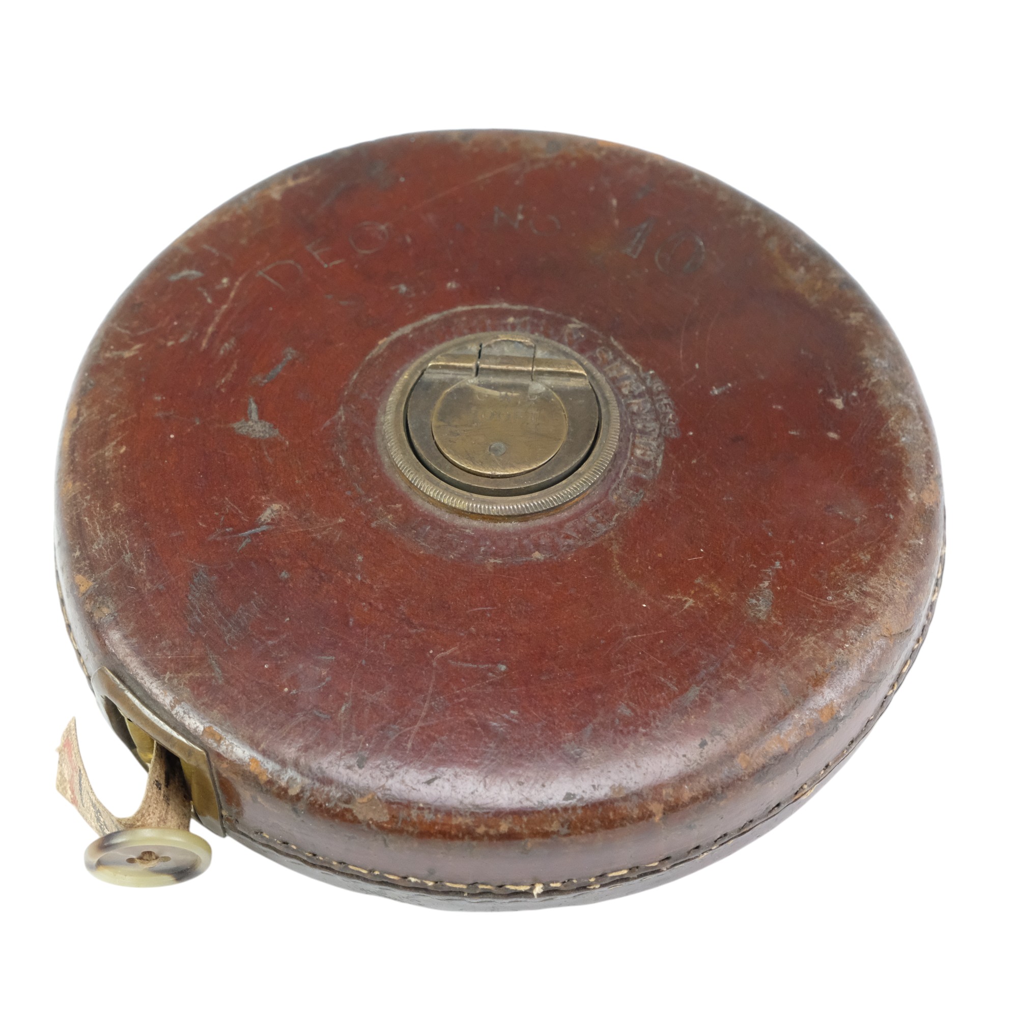 A Great Western Railway Chesterman 100-foot tape measure, 16 cm - Image 2 of 2