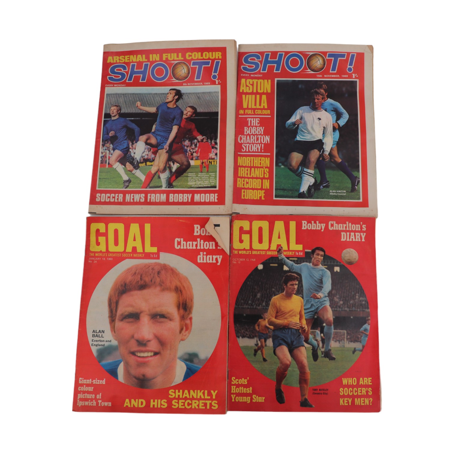 A quantity of 1960s Goal and Shoot weekly football magazines, etc - Image 9 of 18