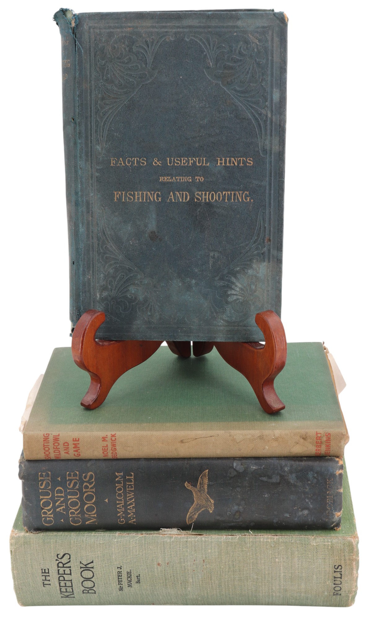 Four Victorian and later books on fishing, shooting and game comprising "Facts and Useful Hints