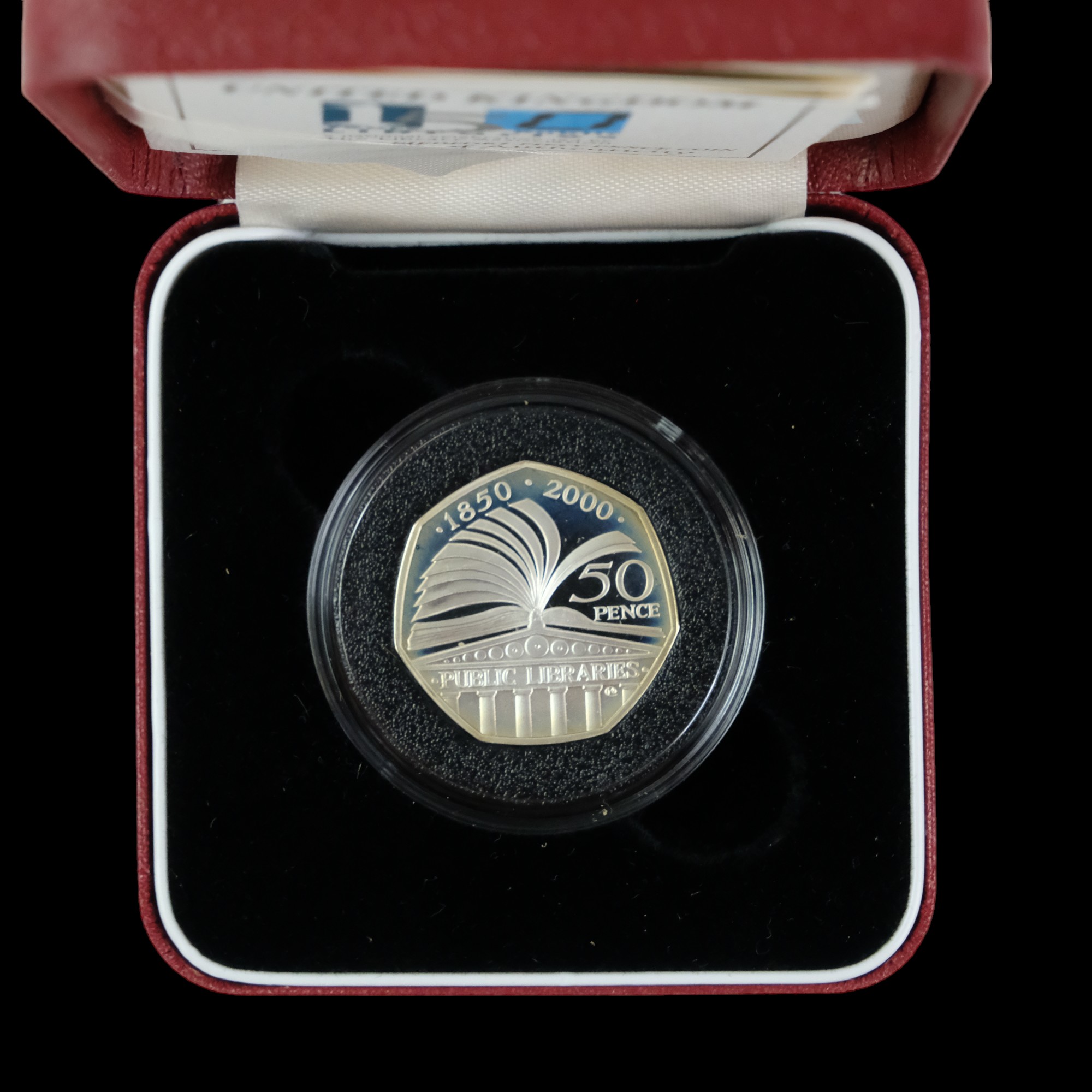 A group of Royal Mint silver proof fifty pence coins, including a 1994 Piedfort D-Day Commemorative, - Image 17 of 33