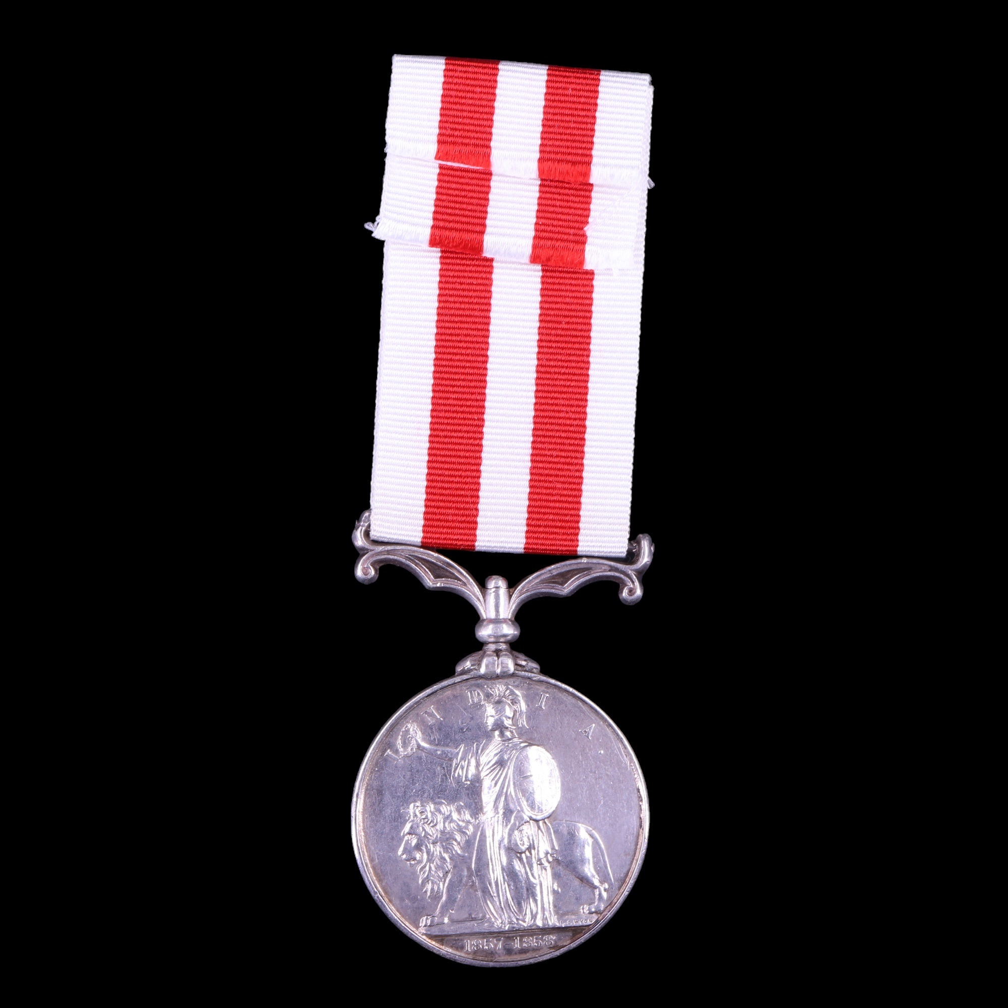 An Indian Mutiny Medal to Private George Lyon, 34th Regiment - Image 2 of 4